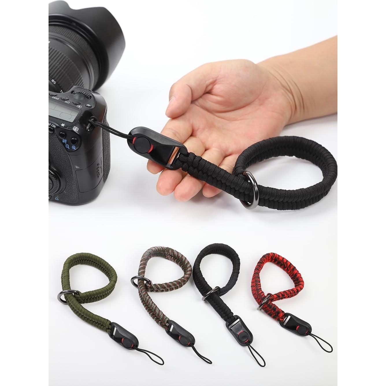 Correa de muñeca ZXZone para cámara DSLR 33cm negra