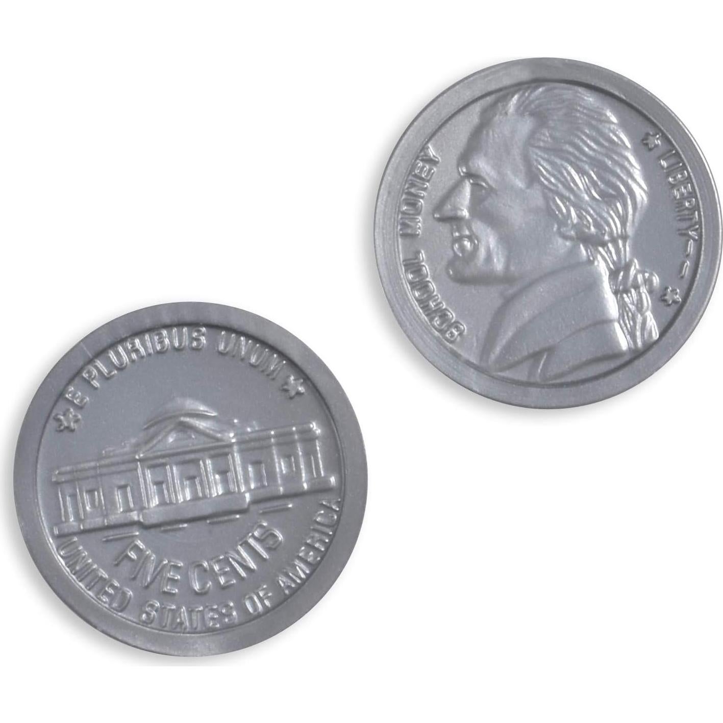 Conjunto de Monedas de Aprendizaje 94 Piezas - Juego Realista