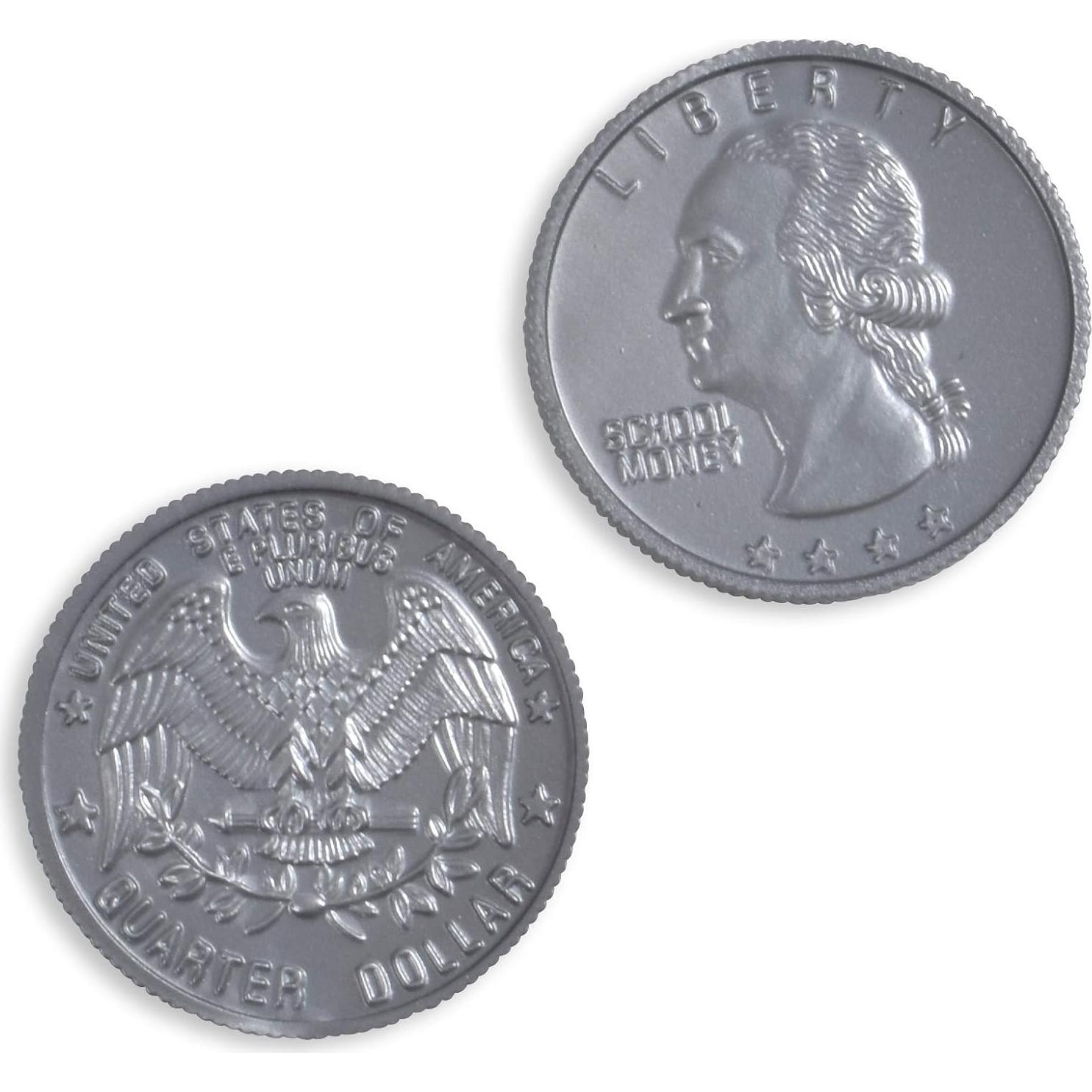 Conjunto de Monedas de Aprendizaje 94 Piezas - Juego Realista