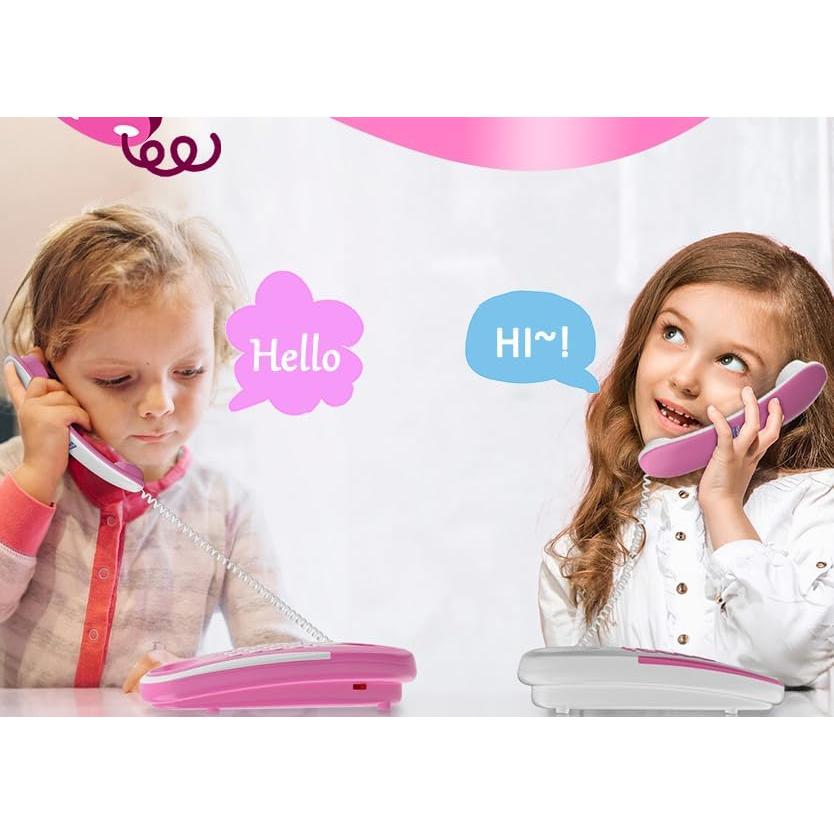 Teléfono de Juguete ECLENYES para Niños con Sonidos Reales