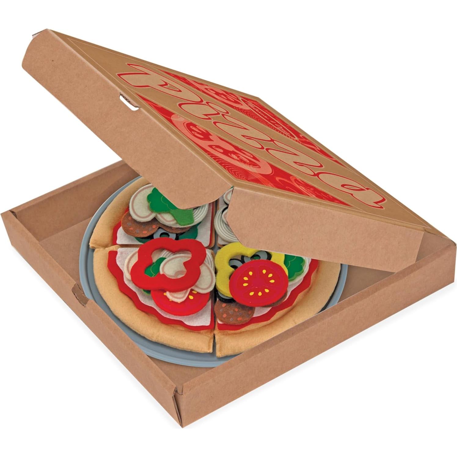 Conjunto de Comida de Juguete Pizza Melissa & Doug 40 Piezas