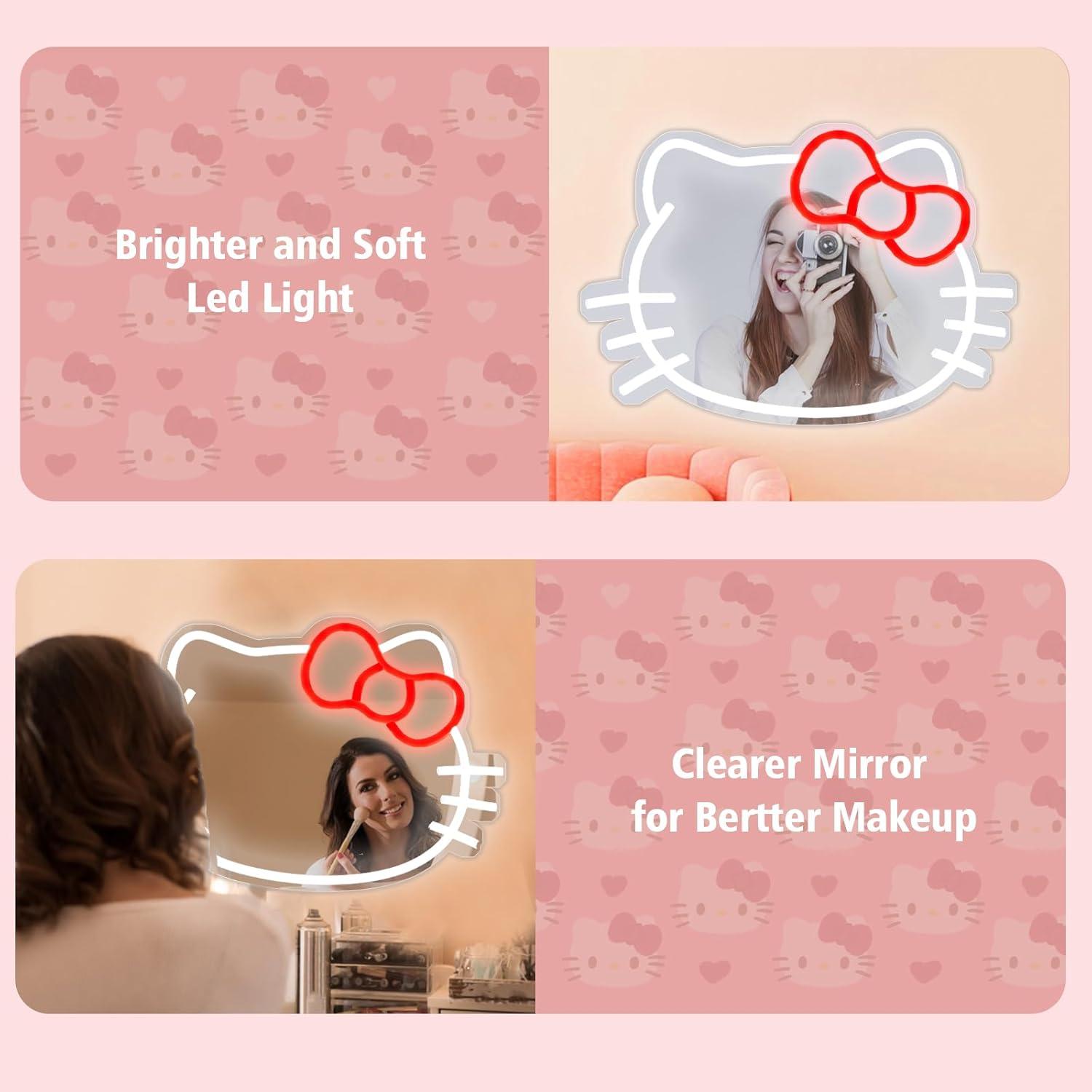 Letrero Neón Espejo de Gato Shellvcase 25.1x34 cm Dimmable