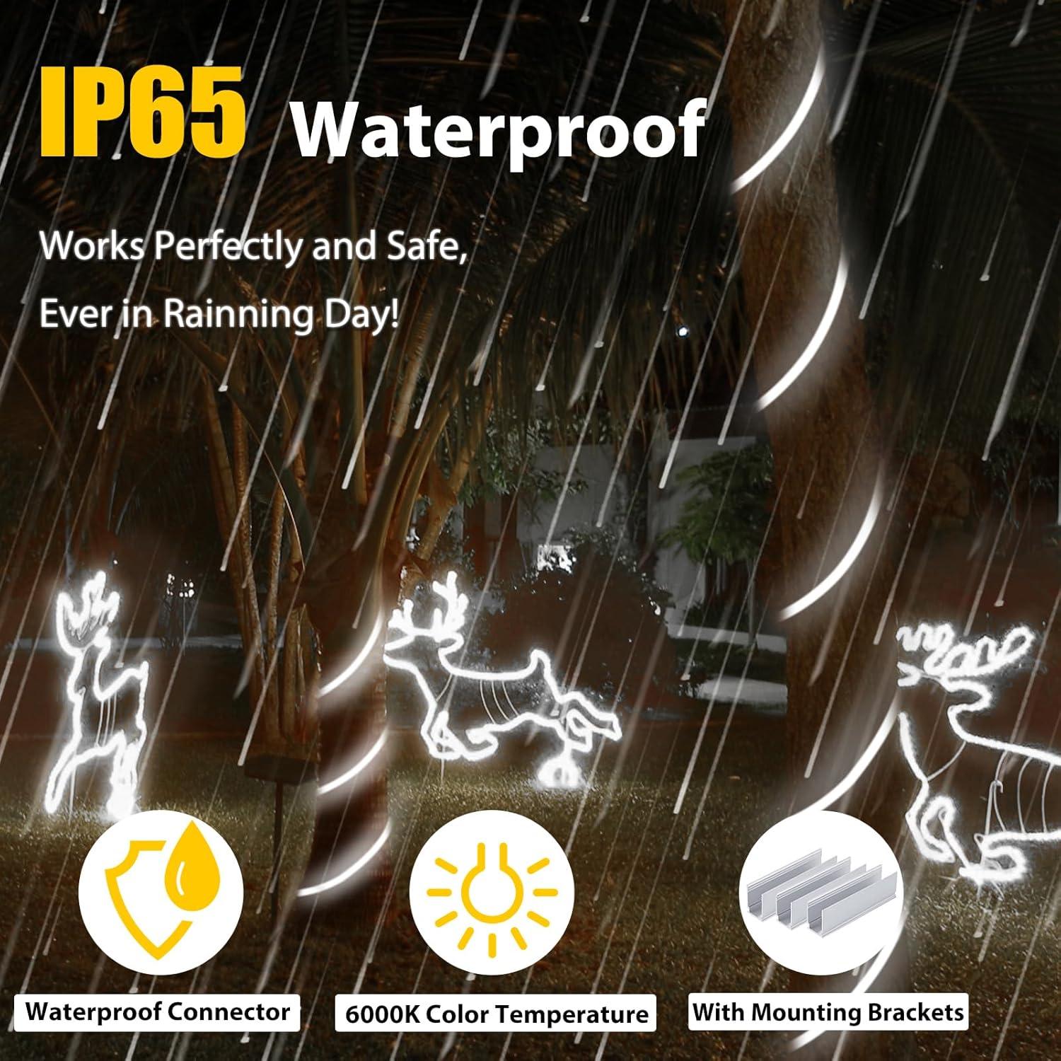 Cuerda de Luz LED Neon 10M Adlkirg IP65 Blanca Diurna