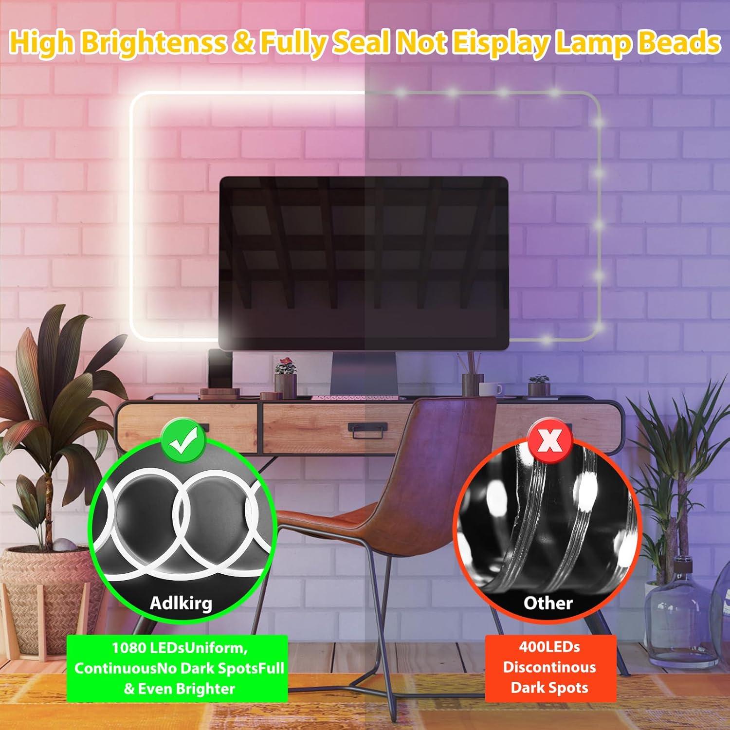 Cuerda de Luz LED Neon 10M Adlkirg IP65 Blanca Diurna