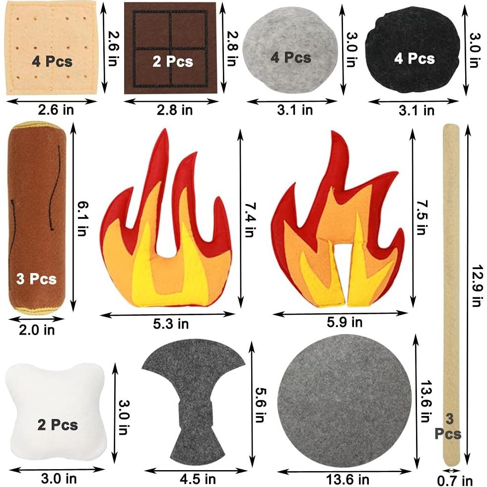 Set de Juguetes de Camping Yowlieu 23 Piezas para Niños