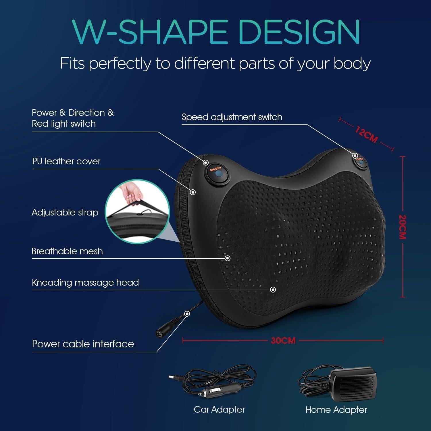 Masajeador de Cuello y Espalda VOYOR YZ100 con Calor 3D