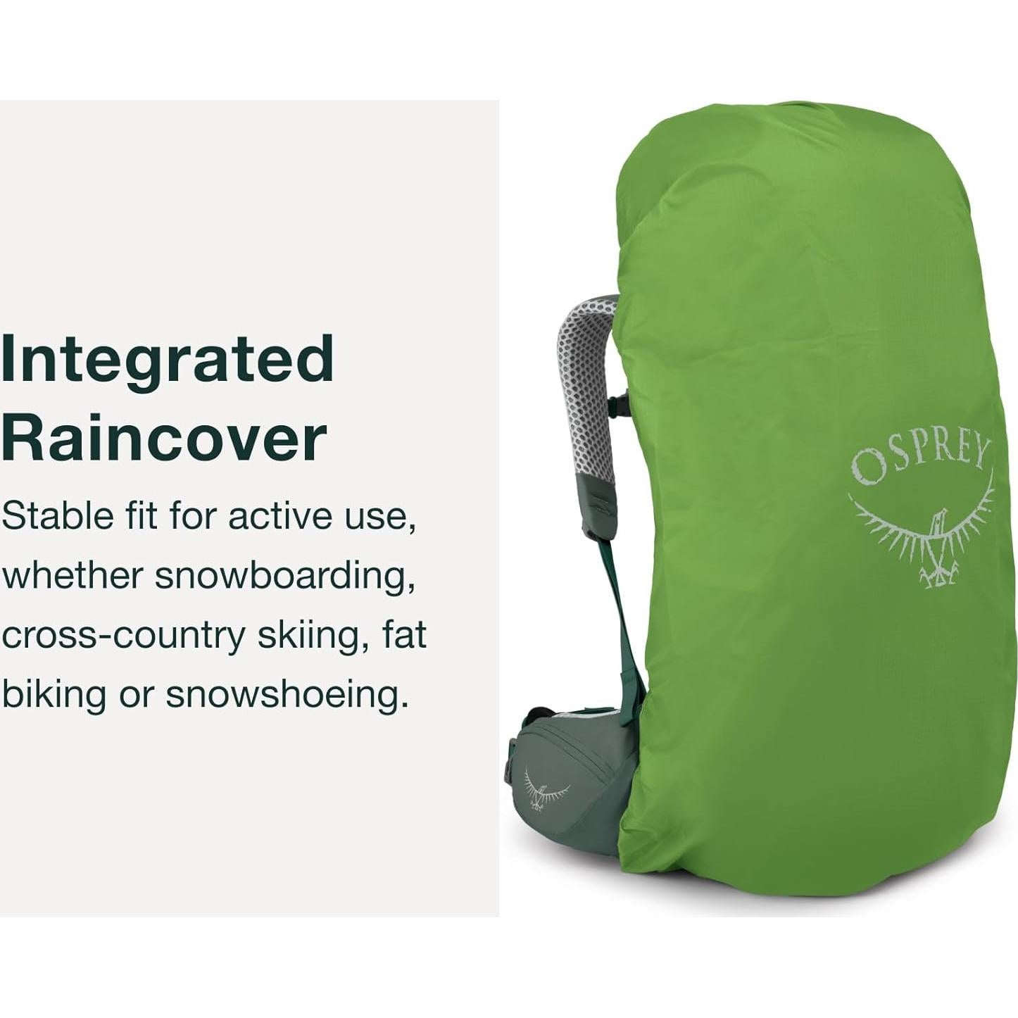 Mochila de Senderismo Osprey Atmos AG LT 50L Hombre Negro S/M