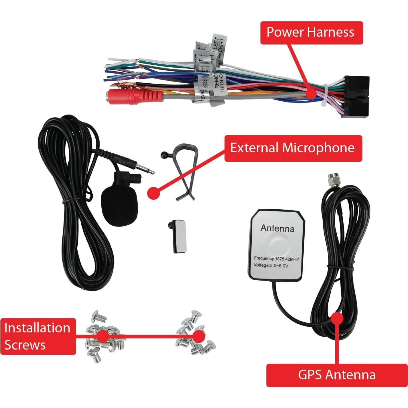 Estéreo Doble DIN Dual Electronics 7" Bluetooth CarPlay