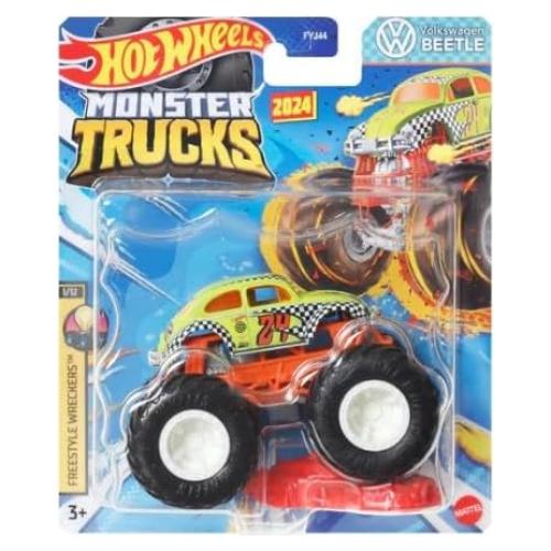 Hot Wheels Monster Trucks Mattel Escarabajo Freestyle 1:64