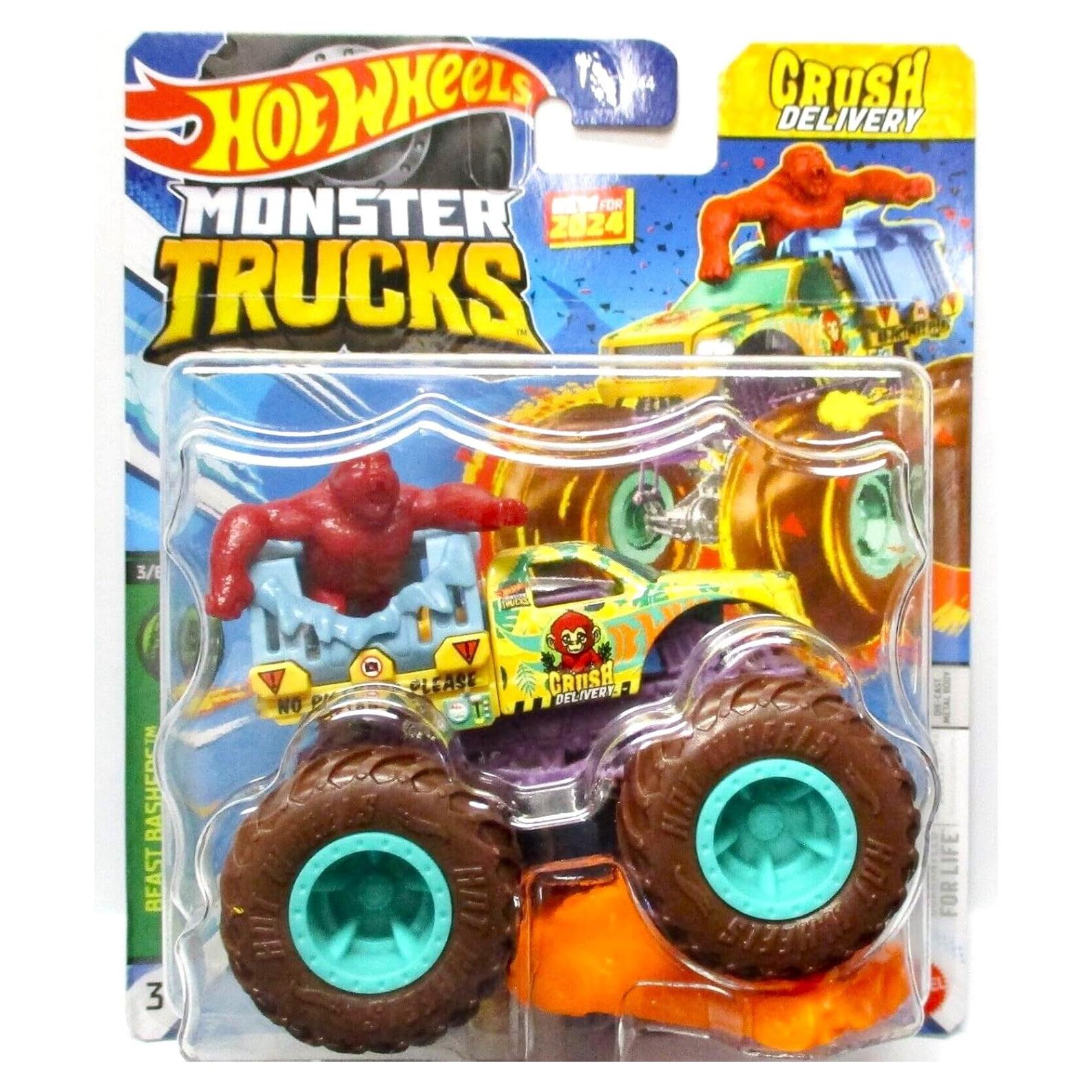 Hot Wheels Monster Trucks Mattel 1:64 Entrega Aplastante