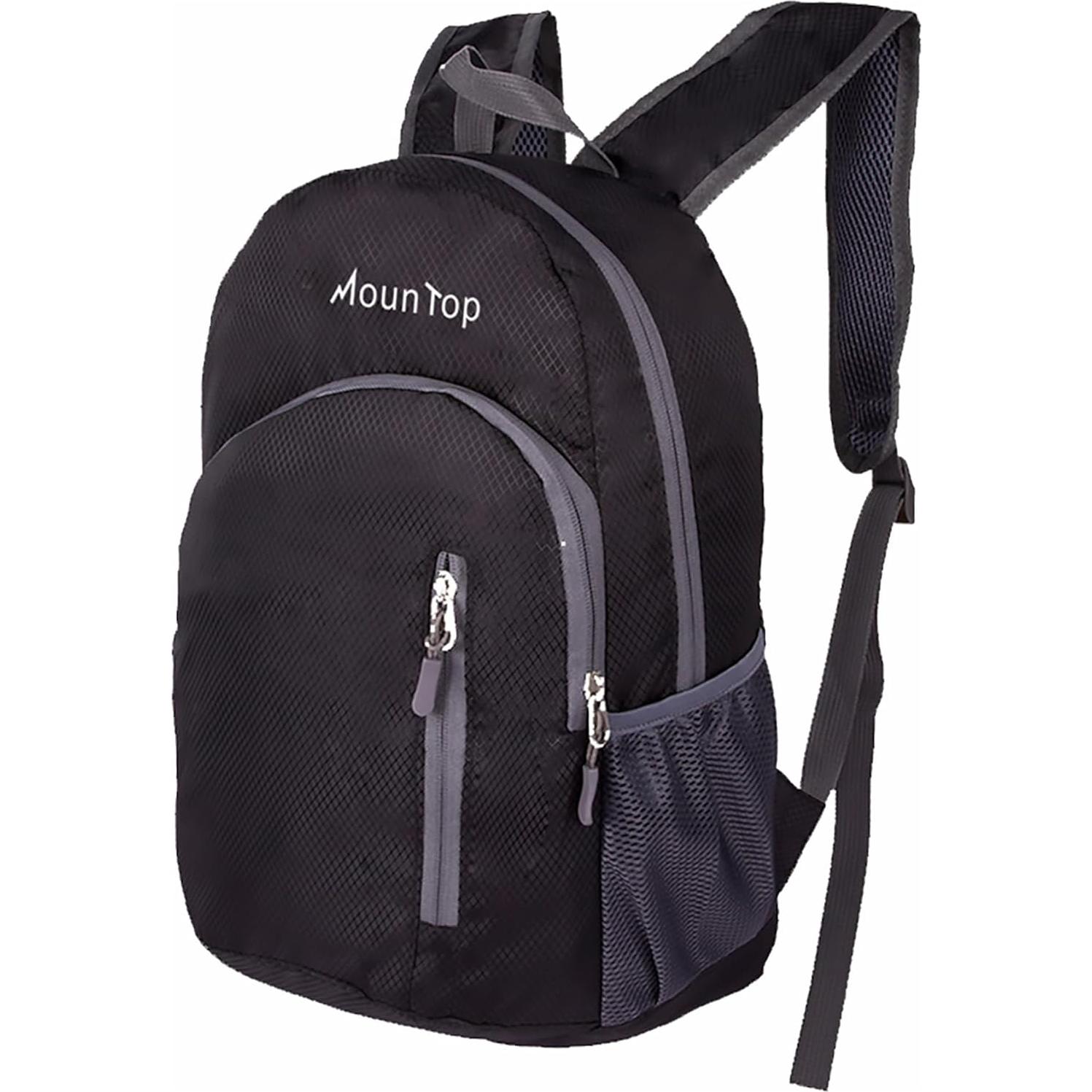 Mochila Plegable Resistente al Agua Jinlai 20L 0.20kg Negra