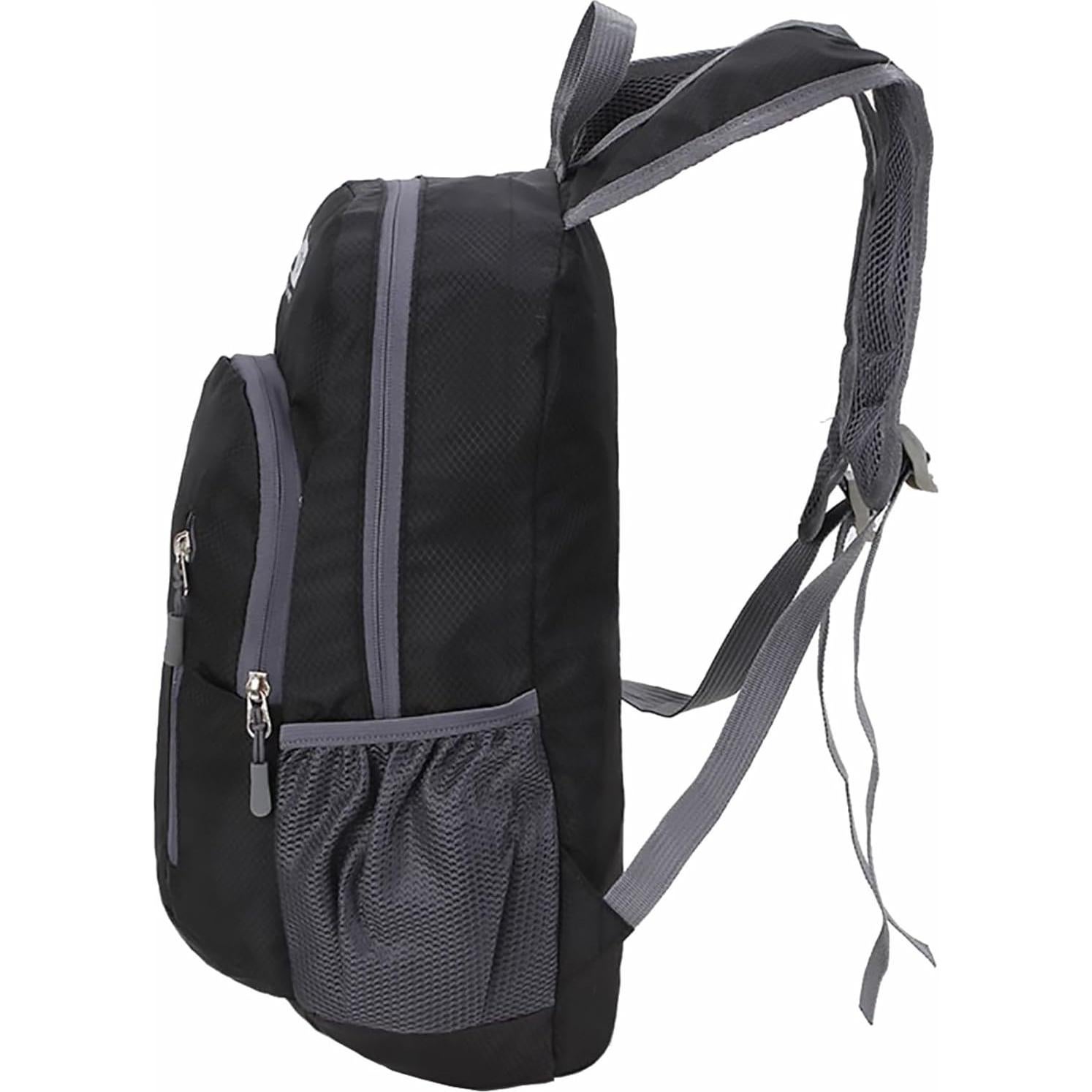 Mochila Plegable Resistente al Agua Jinlai 20L 0.20kg Negra