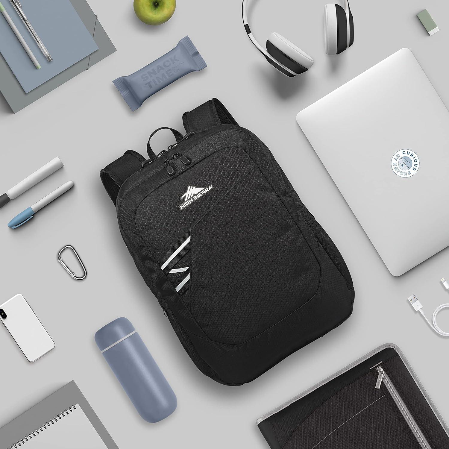 Mochila Esencial High Sierra Negra 28L para Laptop 15.6"
