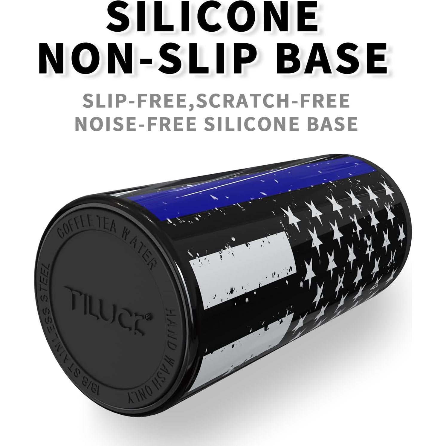 Enfriador de Latas Delgadas TILUCK Acero Inoxidable 12 oz Negro