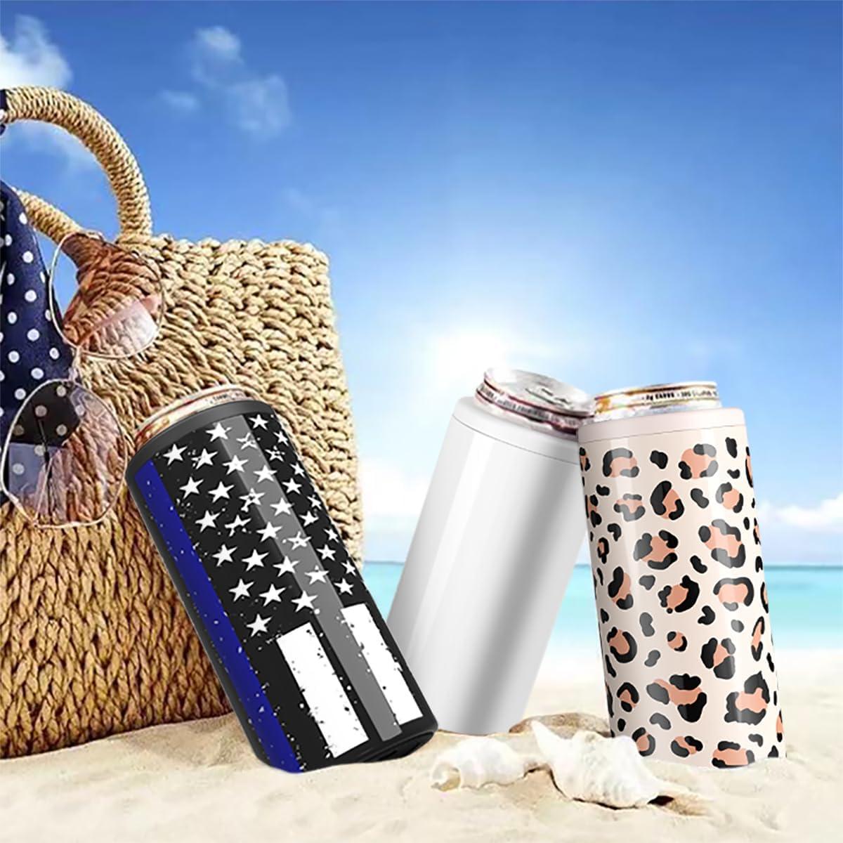 Enfriador de Latas Delgadas TILUCK Acero Inoxidable 12 oz Negro