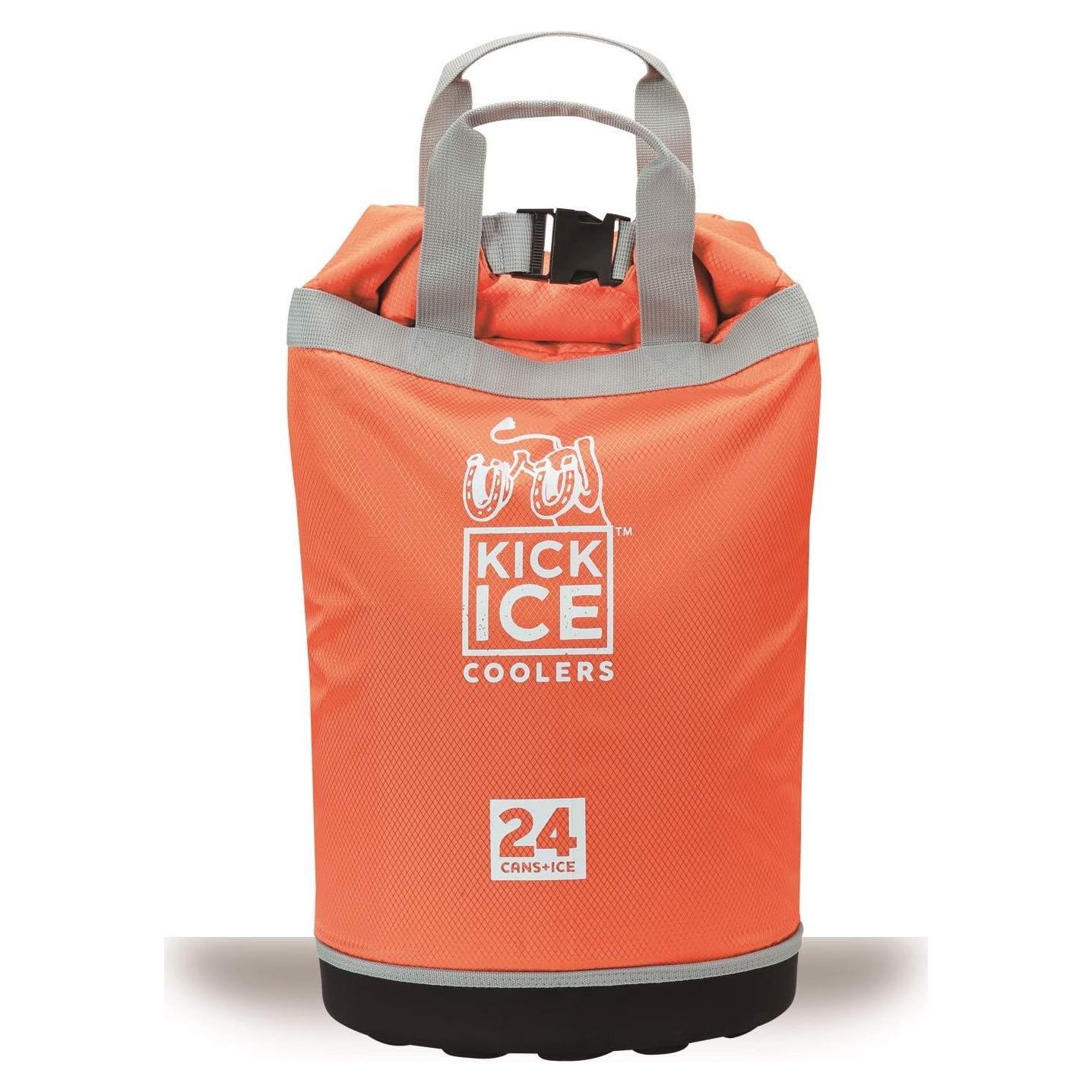Enfriador Suave KickIce 15L Impermeable Naranja para Camping