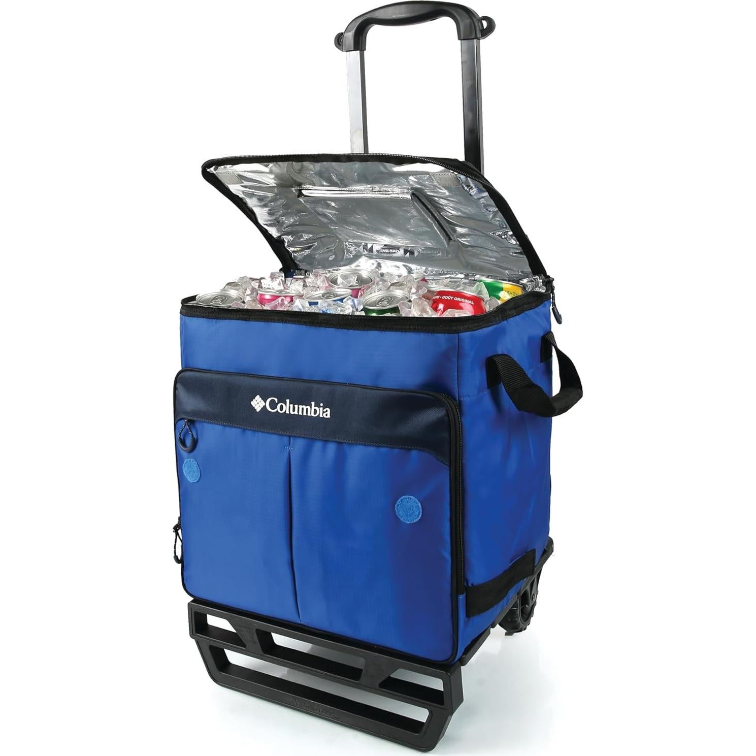 Enfriador Rodante Columbia Crater Peak 50 Latas Azul