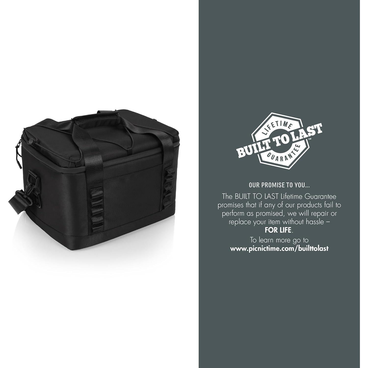 Cooler Aislado Tarana PICNIC TIME 12 Latas Ecológico Negro