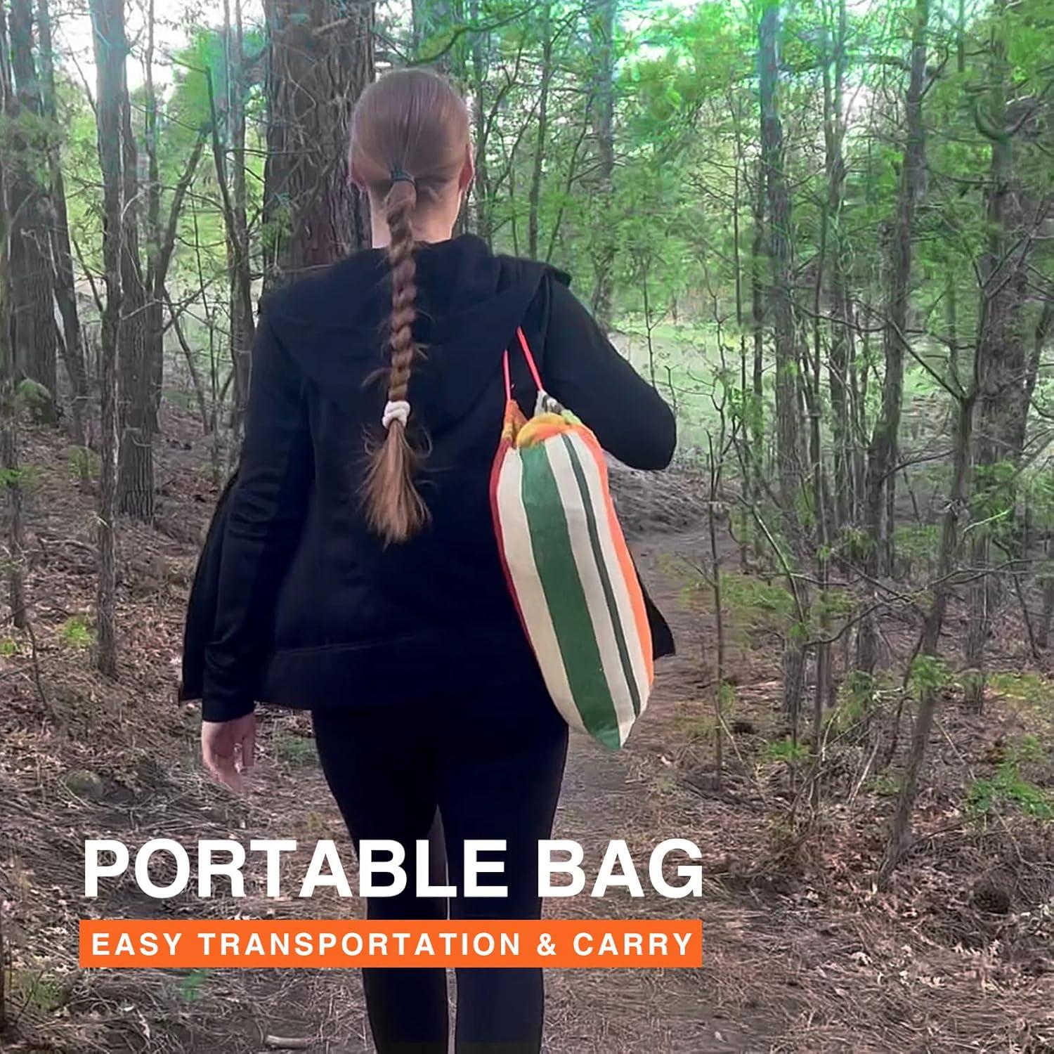 Hamaca Portátil Bestrip Doble 300kg con Bolsa y Correas