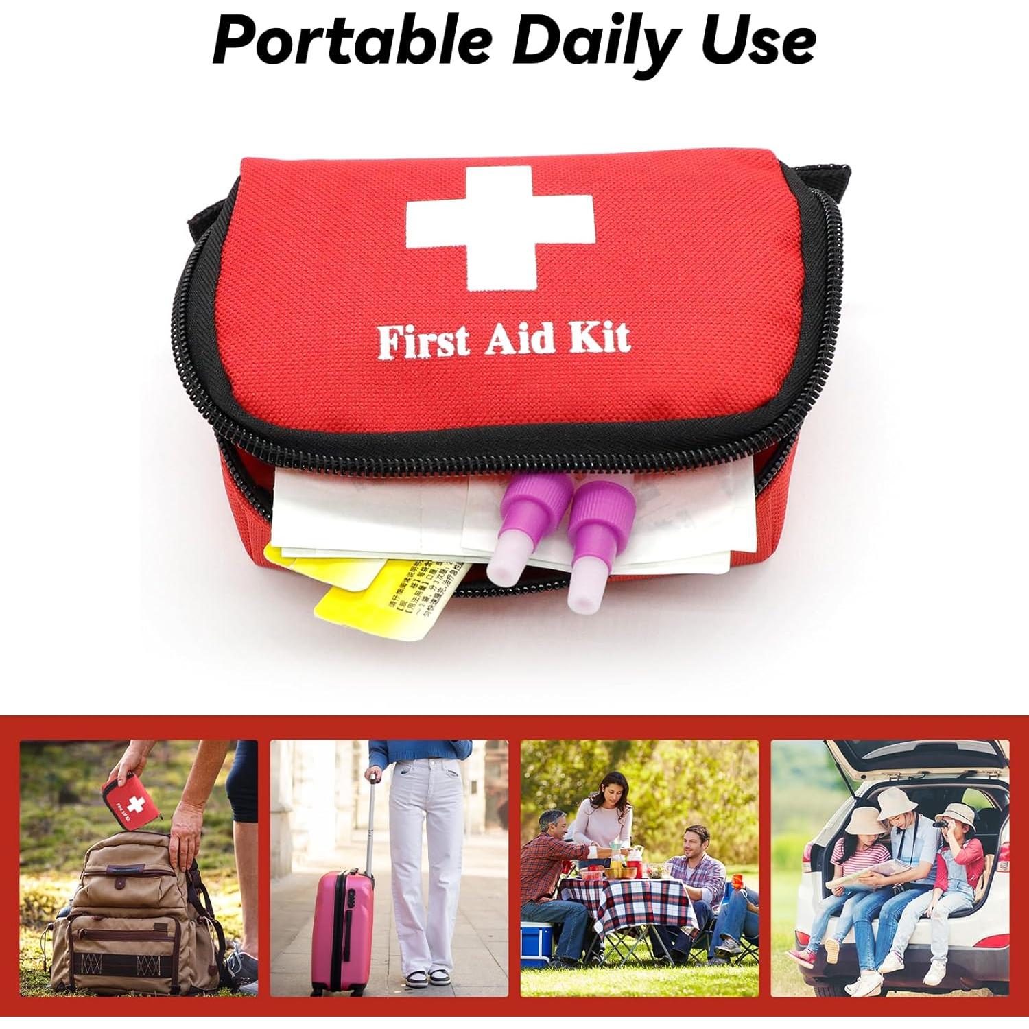 Bolsa de Primeros Auxilios Vacía Faylapa 14x9x4 cm - 6 Pcs