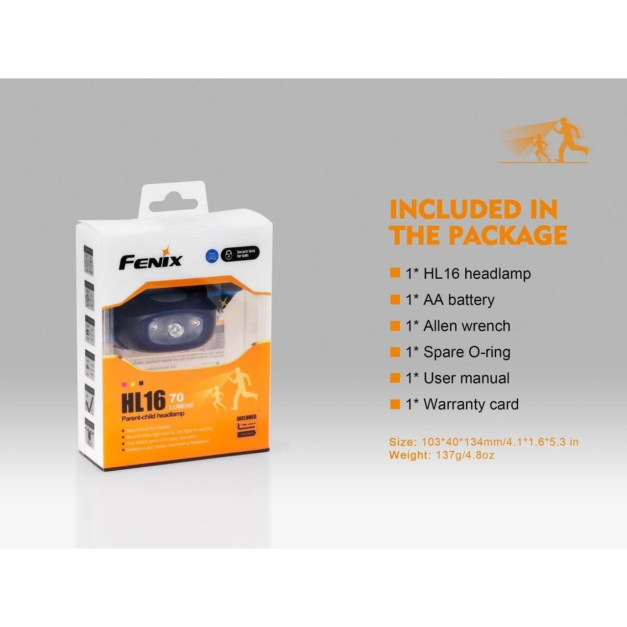 Linterna Frontal LED EdisonBright HL16 70 Lúmenes Niños Púrpura