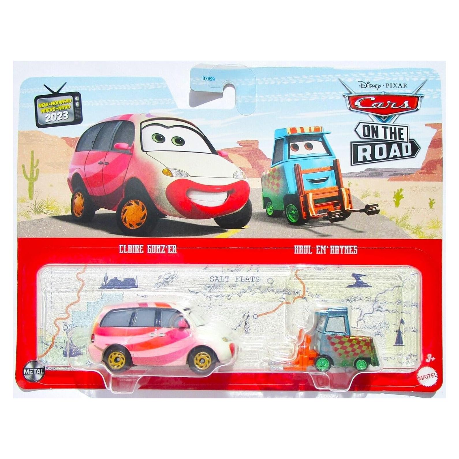 Disney Cars 2023 1:55 Diecast 2-Pack Claire Gunz'er y Haul Em'