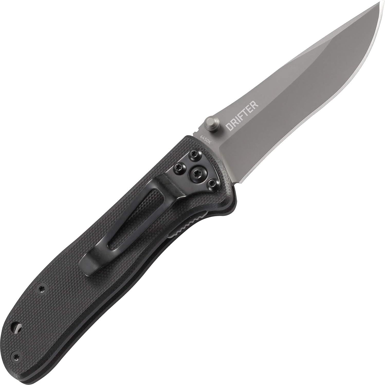 Cuchillo Plegable CRKT Drifter 73mm Acero Inoxidable G10 Negro