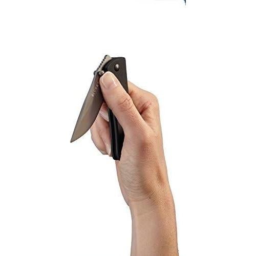 Cuchillo Plegable CRKT Drifter 73mm Acero Inoxidable G10 Negro