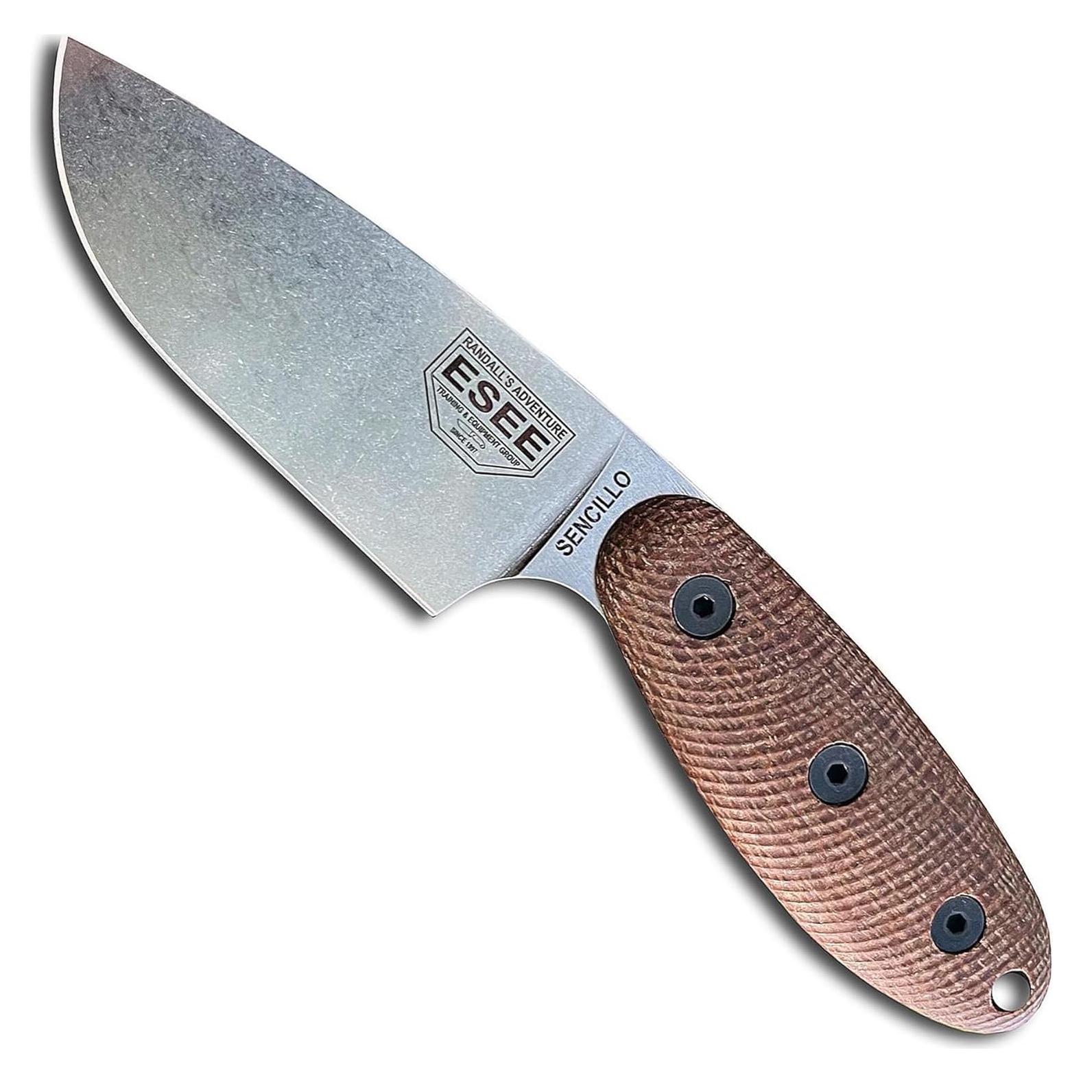 Cuchillo de Supervivencia ESEE Sencillo Acero A2 18.4 cm