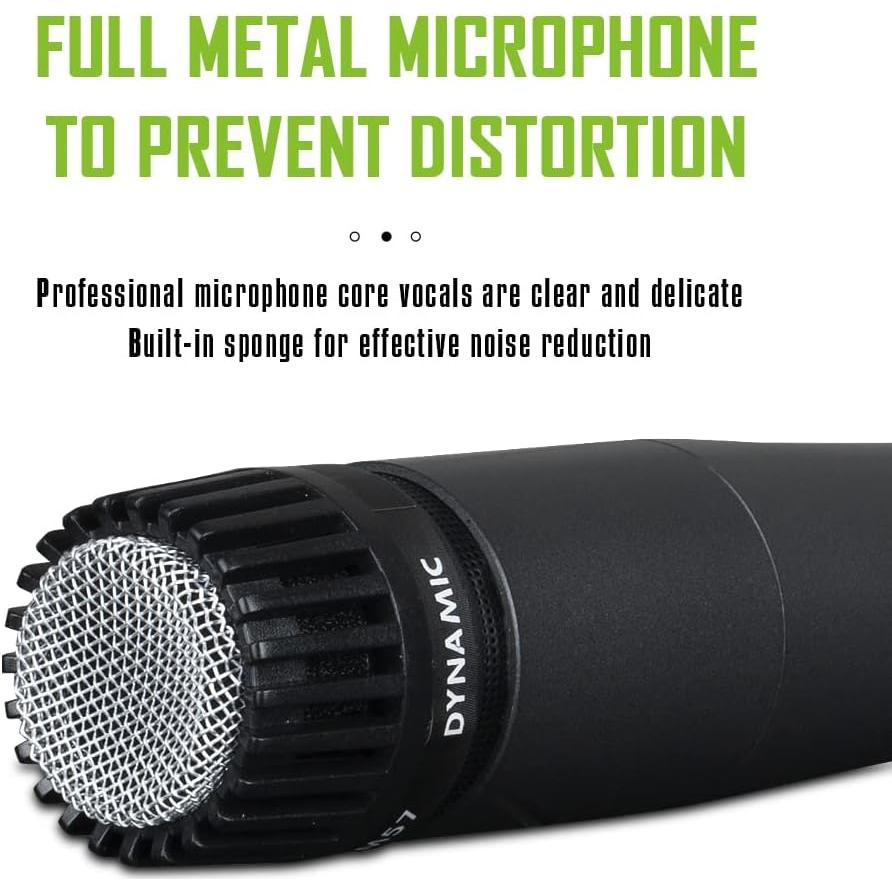 Micrófono Dinámico Unidireccional Weymic WM57 Profesional