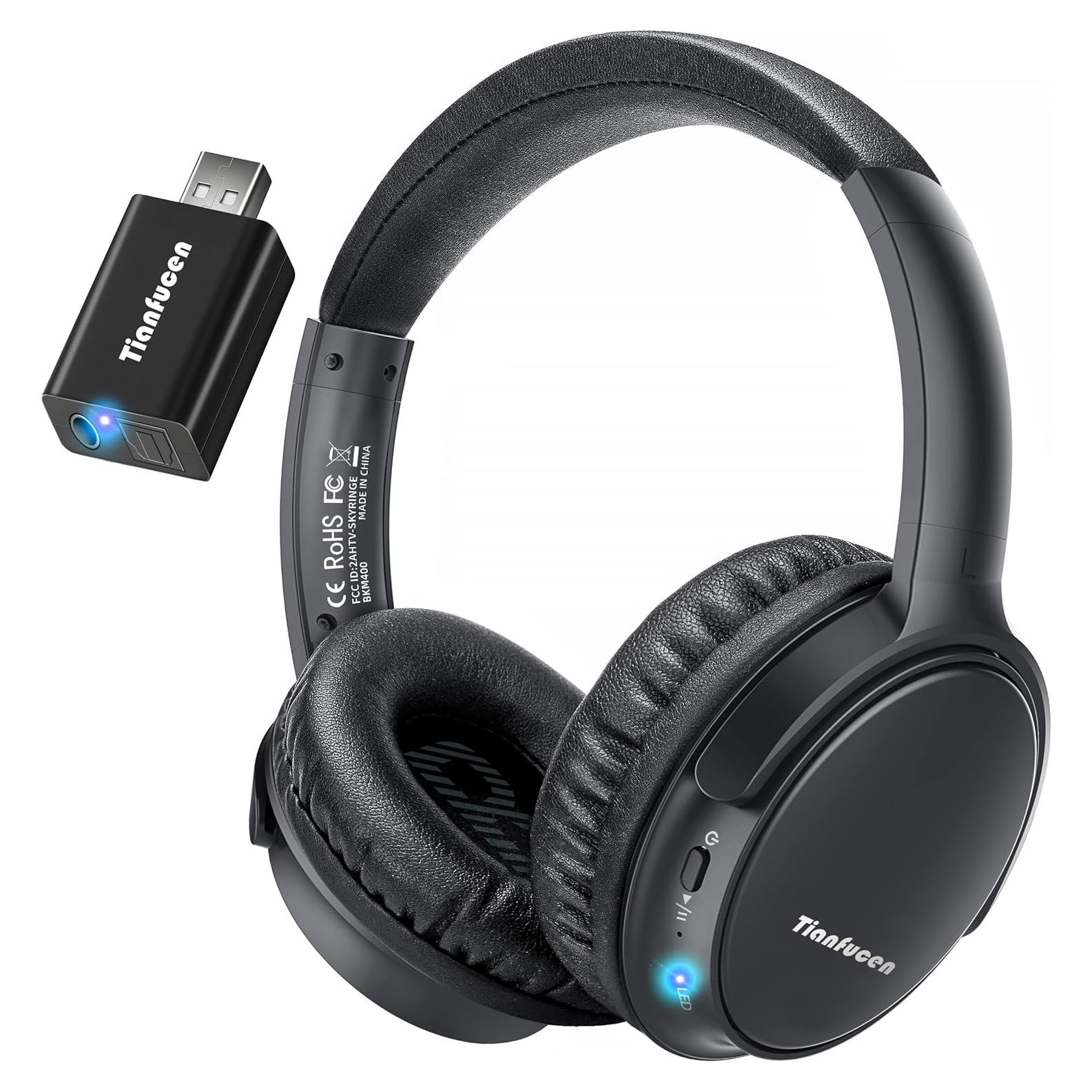 Auriculares Inalámbricos BKM400 Tianfucen para TV, 20h Batería