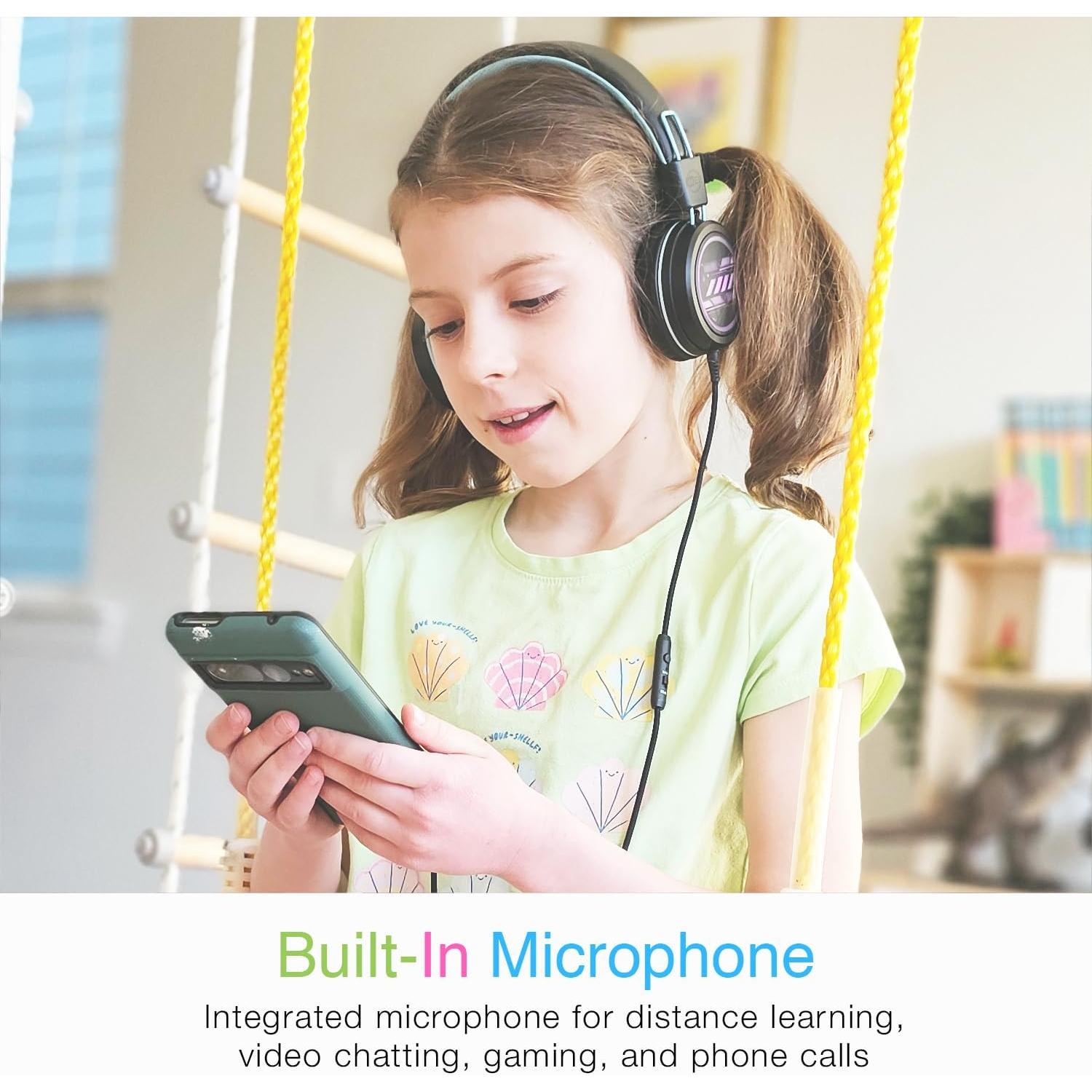 Auriculares MEE audio KidJamz KJ55 USB-C para Niños con LED