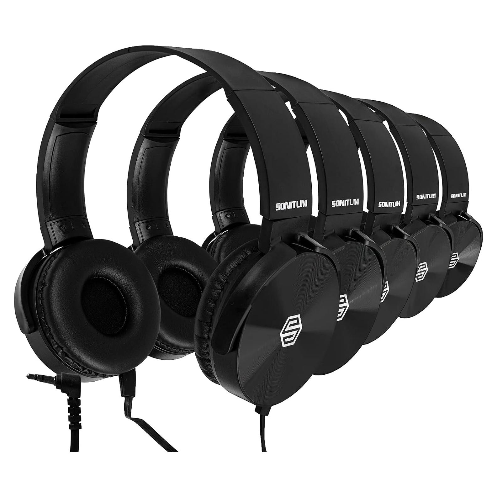 Auriculares de Aula Sonitum - Paquete de 10 Unidades, Sonido HQ