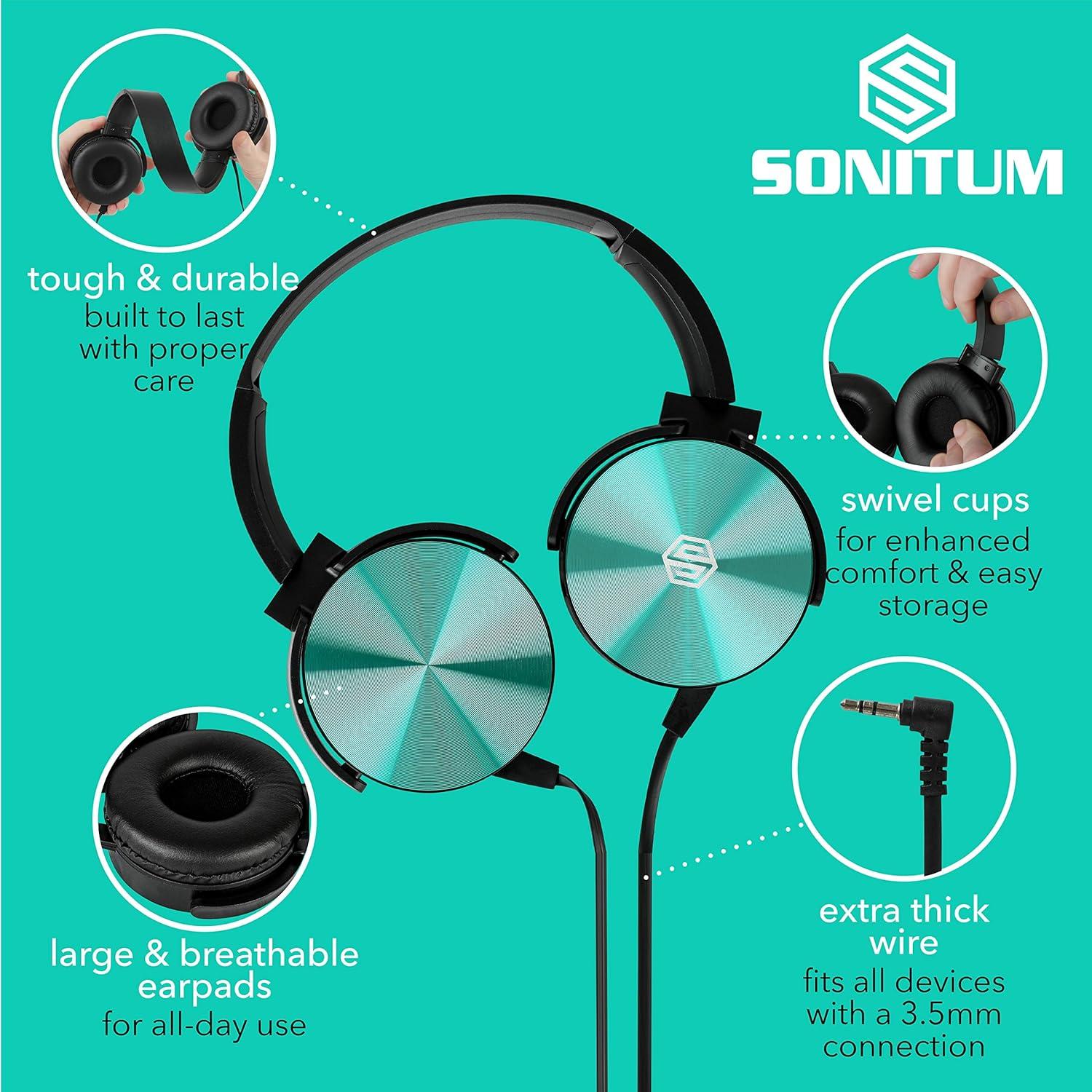 Auriculares de Aula Sonitum - Paquete de 10 Unidades, Sonido HQ