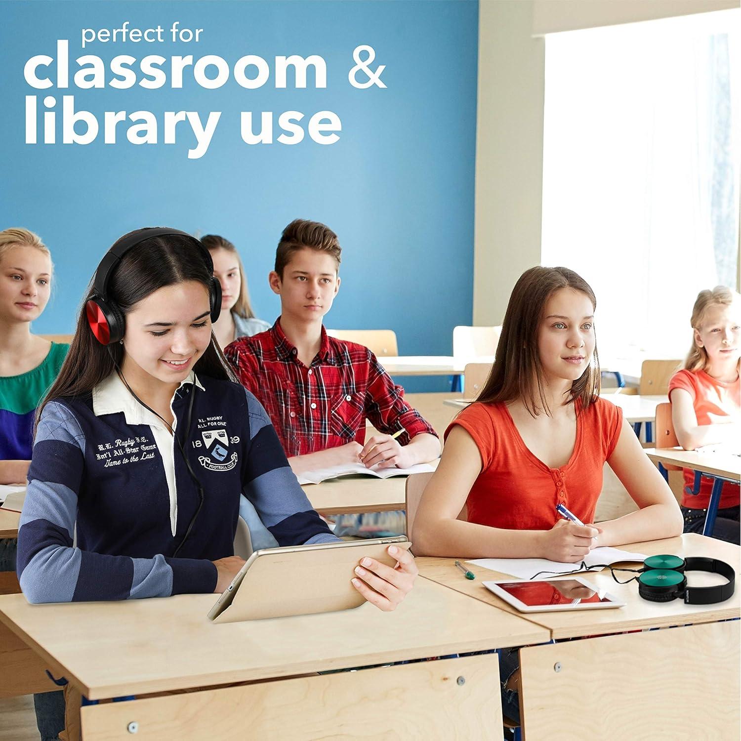 Auriculares de Aula Sonitum - Paquete de 10 Unidades, Sonido HQ