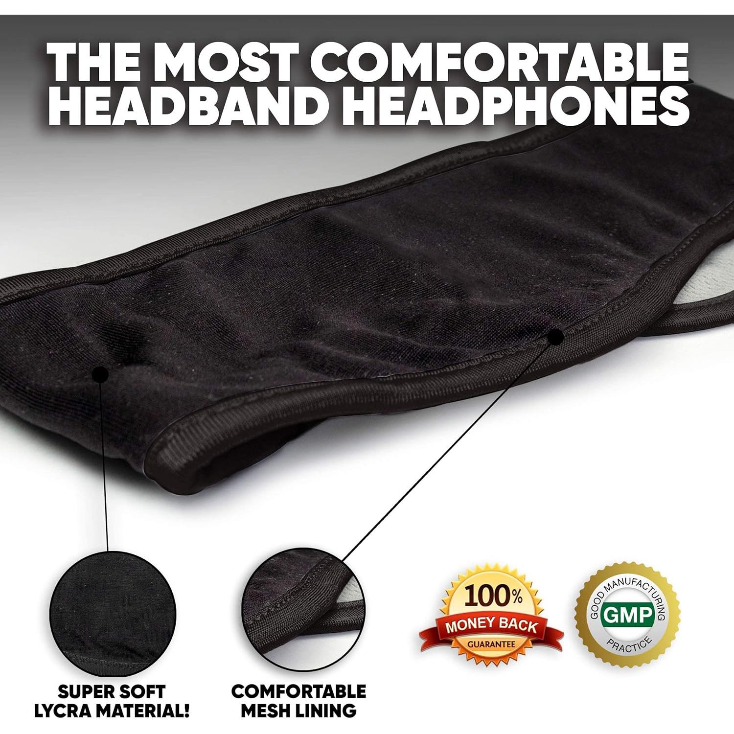 Auriculares para dormir CozyPhones Lycra - Altavoces delgados