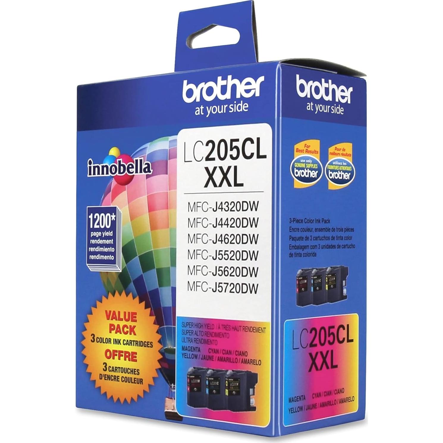 Cartucho de tinta color Brother LC2053PKS - Paquete de 3 unidades