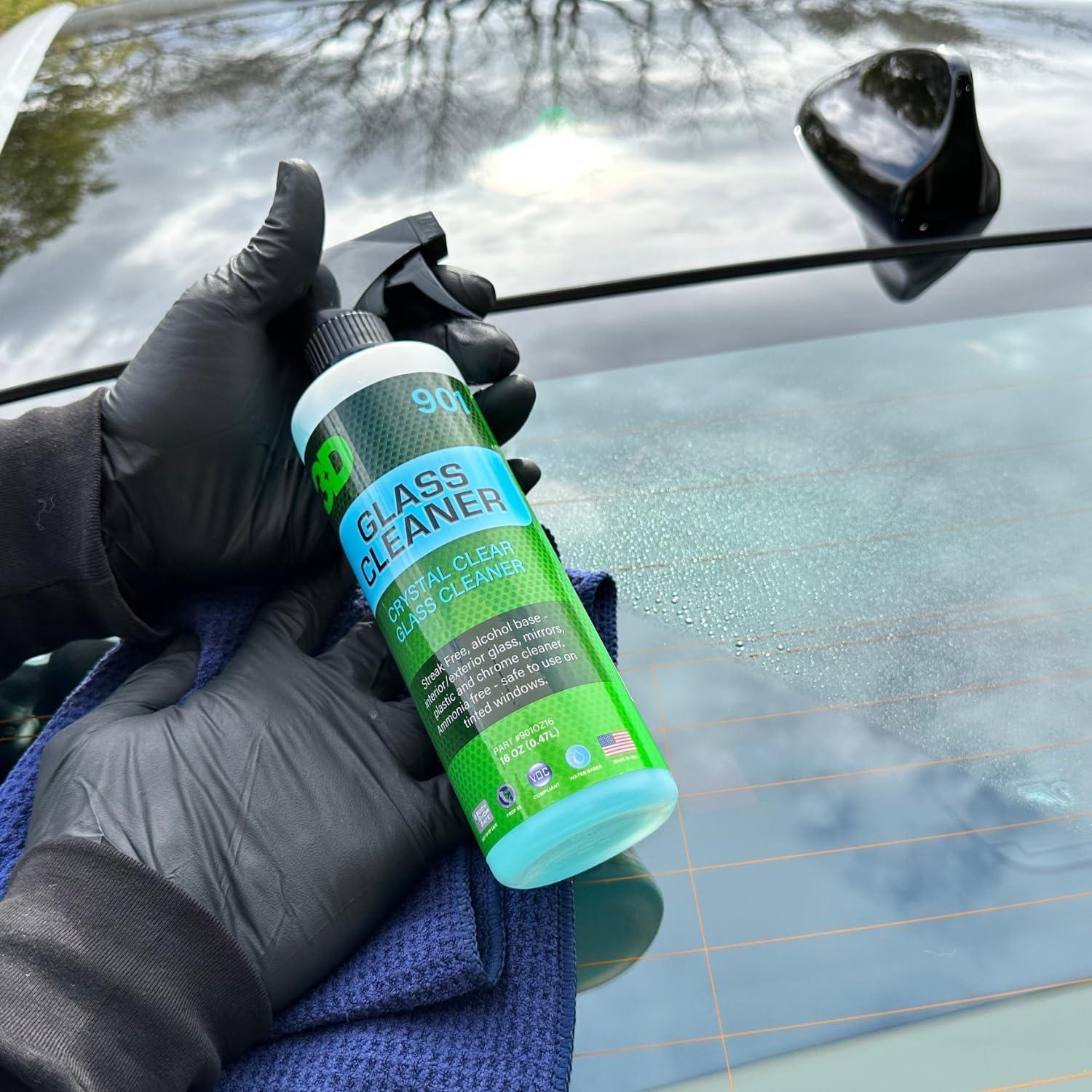 Limpiador de Vidrios 3D - 473ml, Sin Rayas, Seguro para Tinte