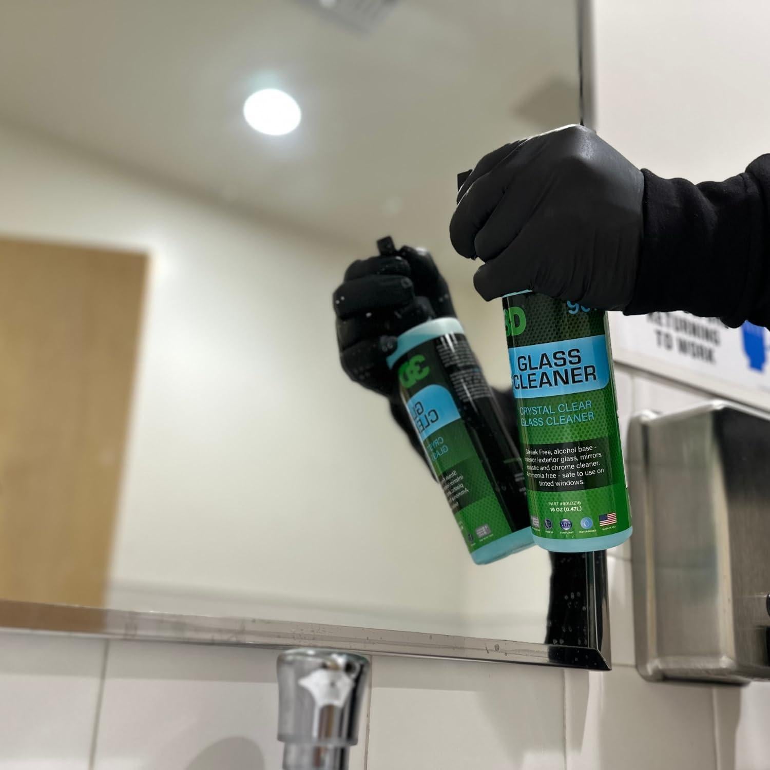 Limpiador de Vidrios 3D - 473ml, Sin Rayas, Seguro para Tinte