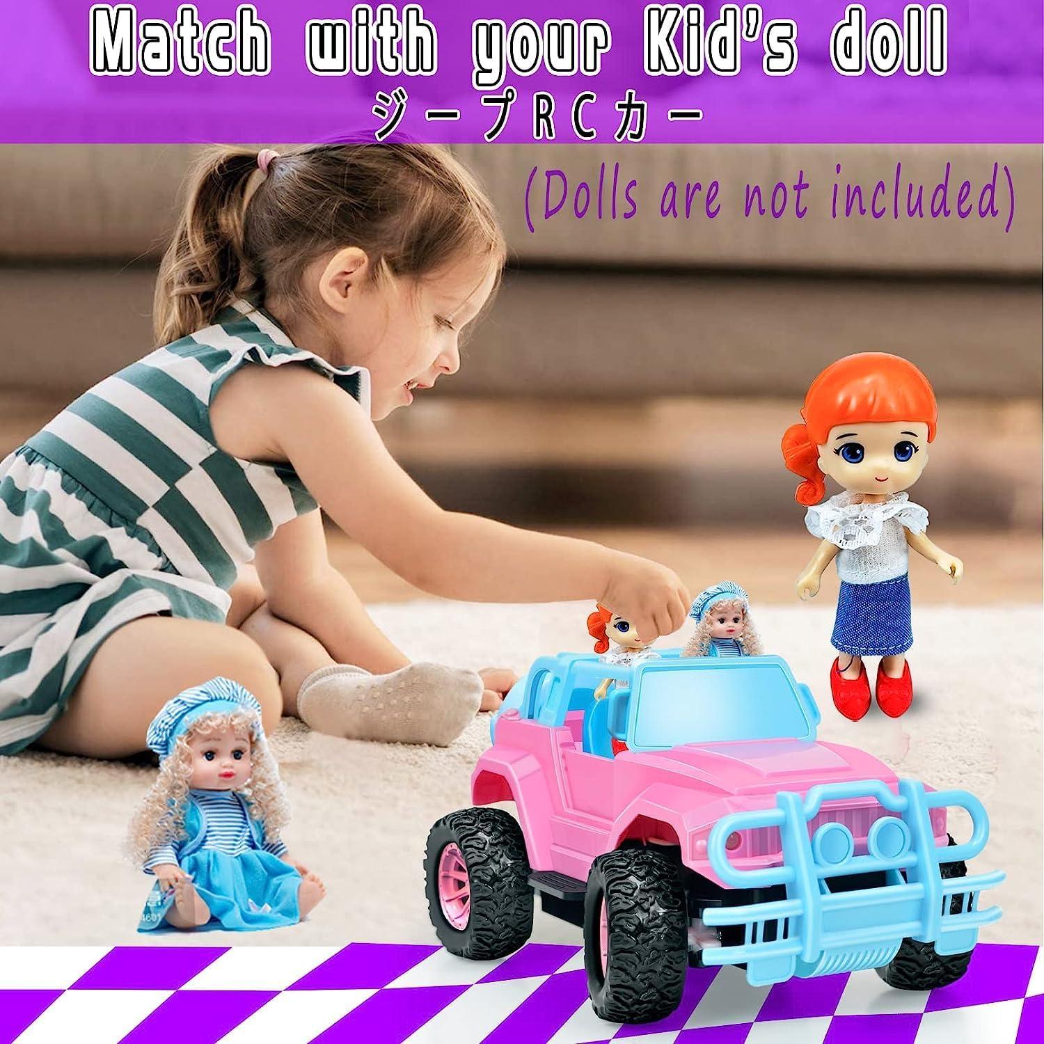 Coche RC camión monstruo Ynybusi 1:20 LED Rosa