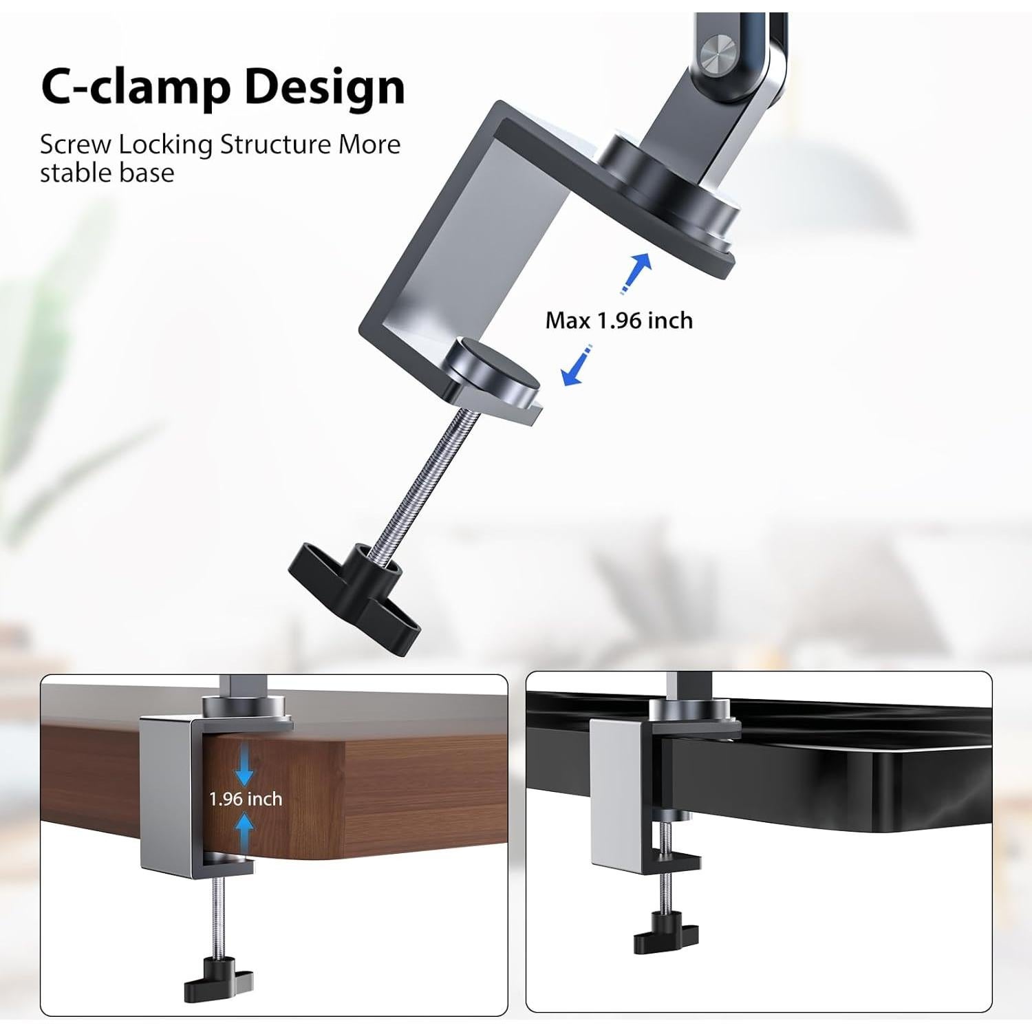 Soporte para Tablet Plegable Aluminio Gris 7-15.6"