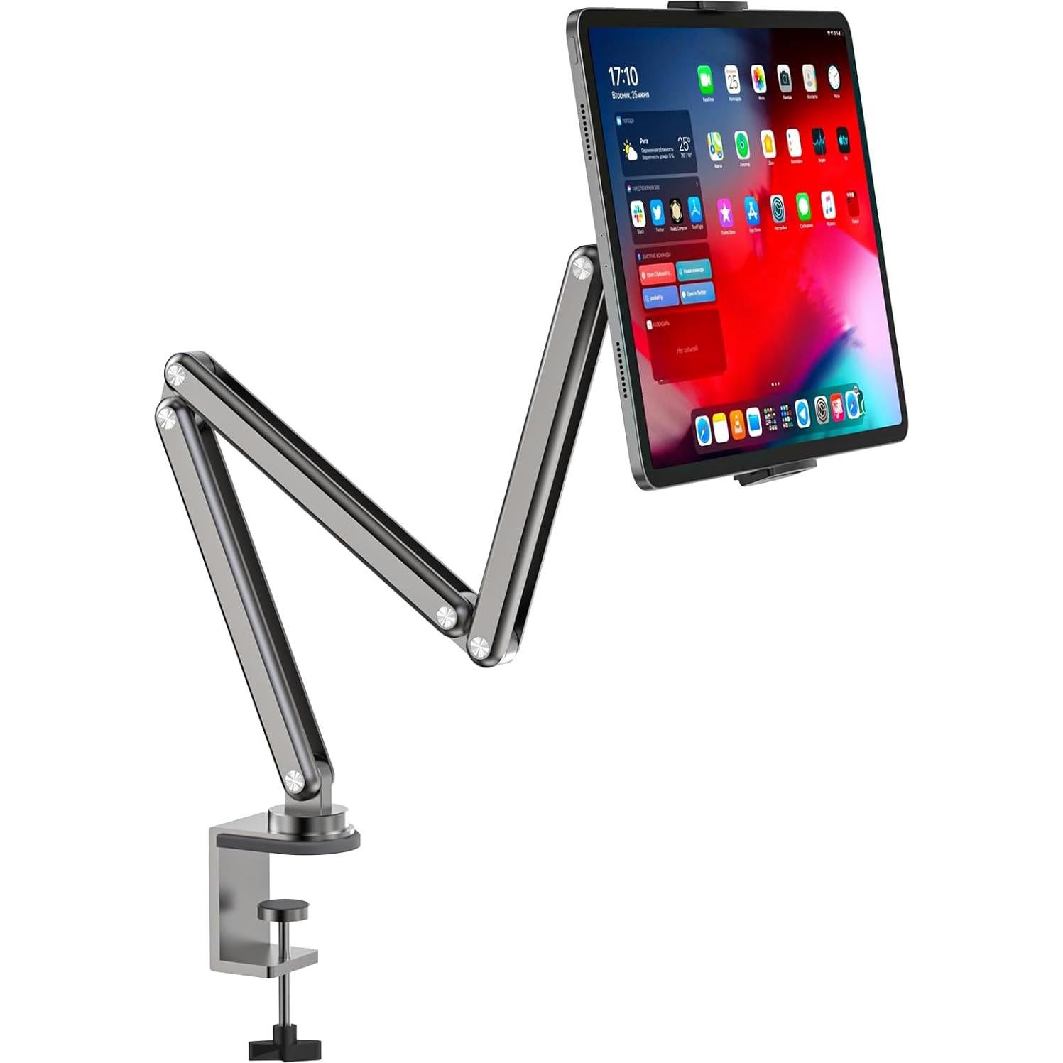 Soporte para Tablet Plegable Aluminio Gris 7-15.6"