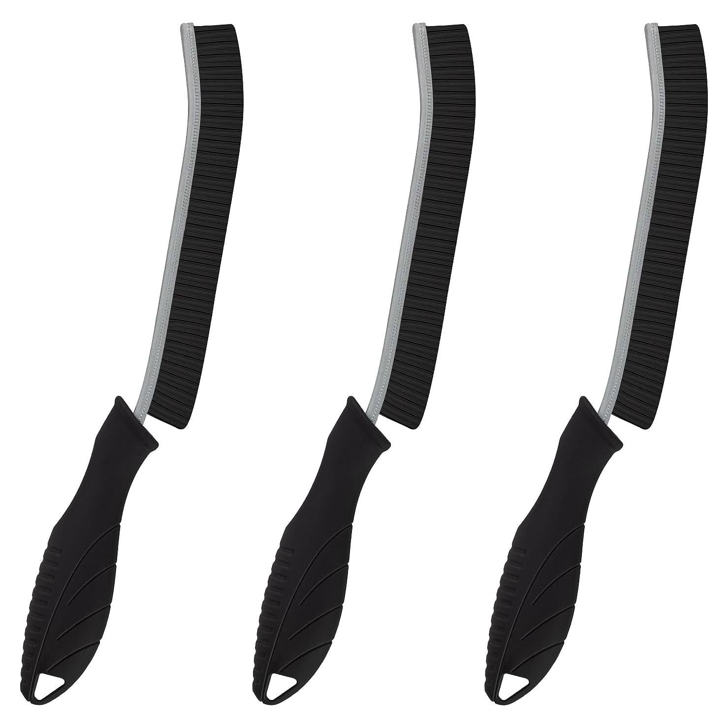 Cepillo de limpieza KMOSENIA 3 piezas cerdas duras negro