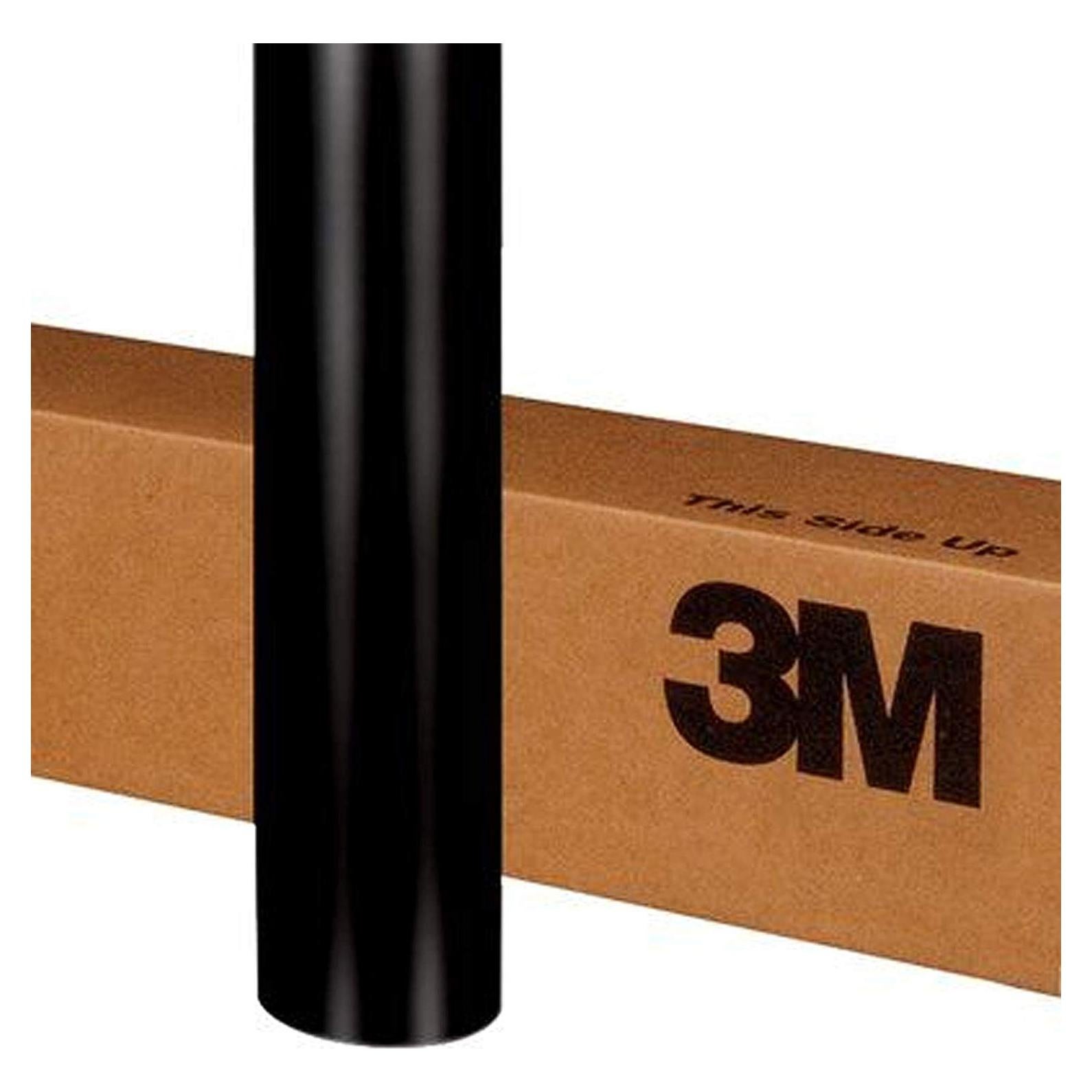 3M 2080 S12 Satin Black 3in x 5in (Sample Size) Car Wrap Vinyl Film