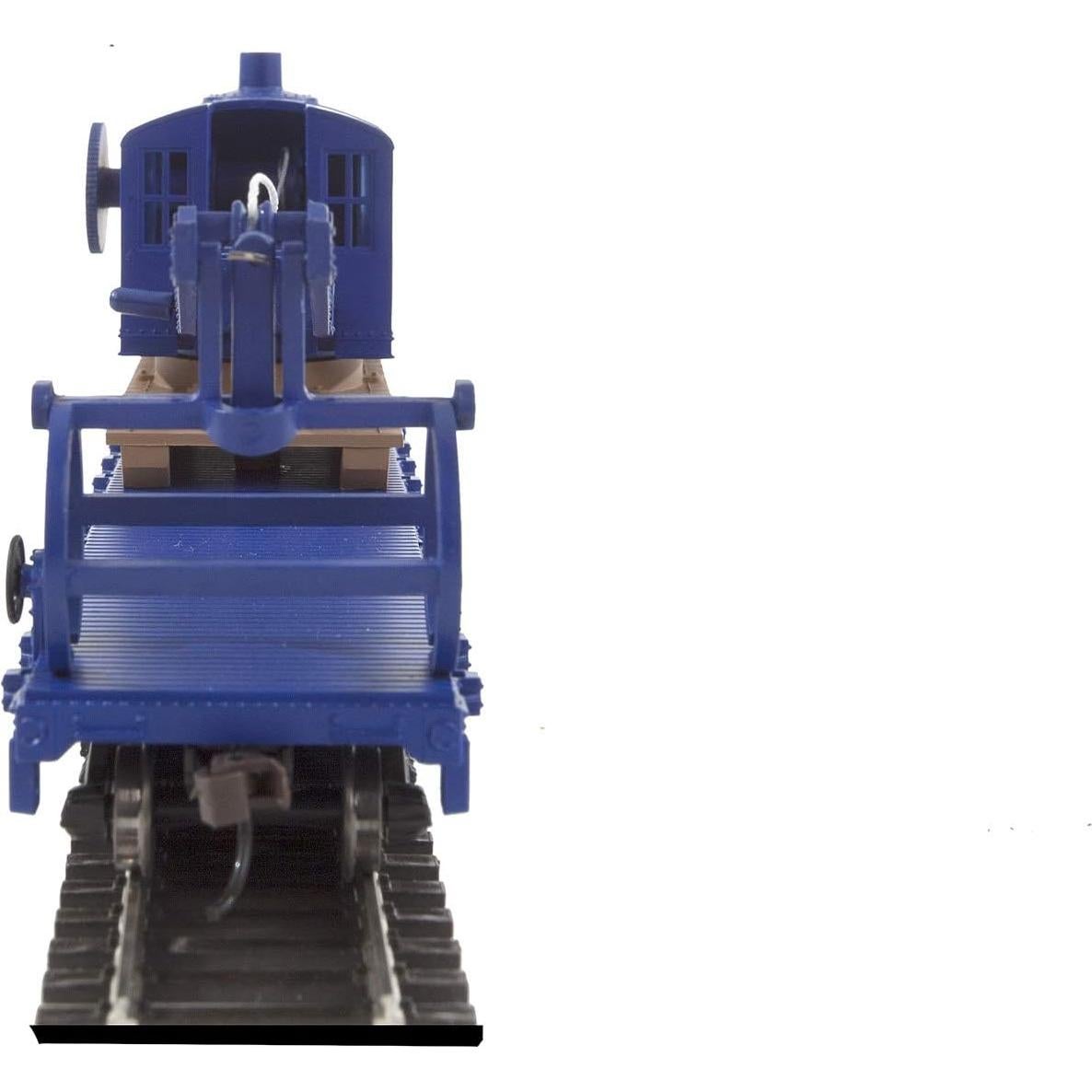 Carro Plano Walthers Trainline HO con Grúa de Madera - Alaska