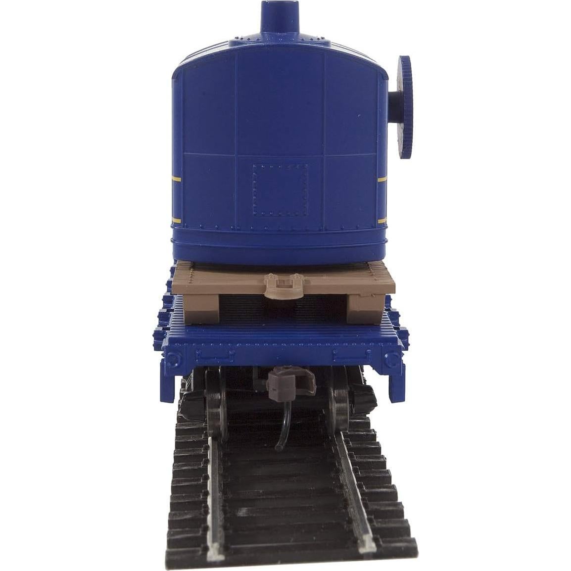 Carro Plano Walthers Trainline HO con Grúa de Madera - Alaska