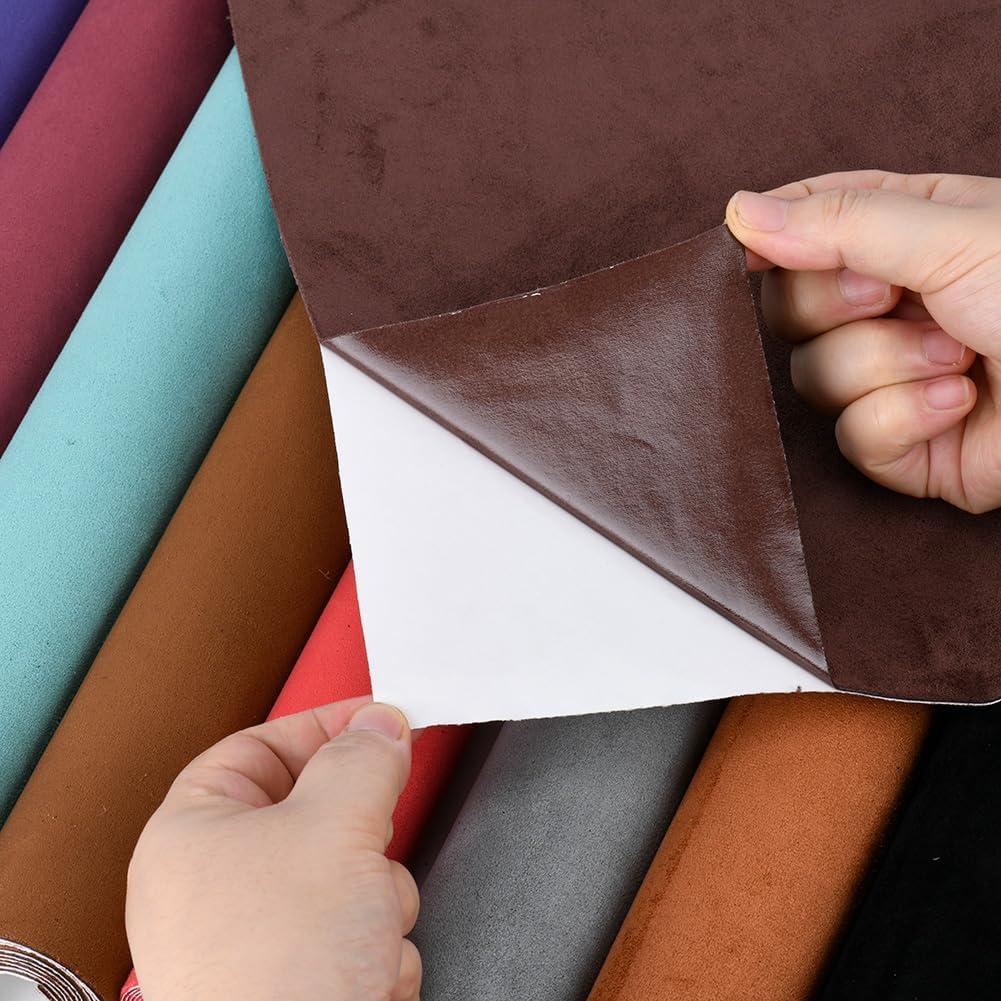 Parche Autoadhesivo de Suede Falso SiiRo 7.62x203.2 cm Negro