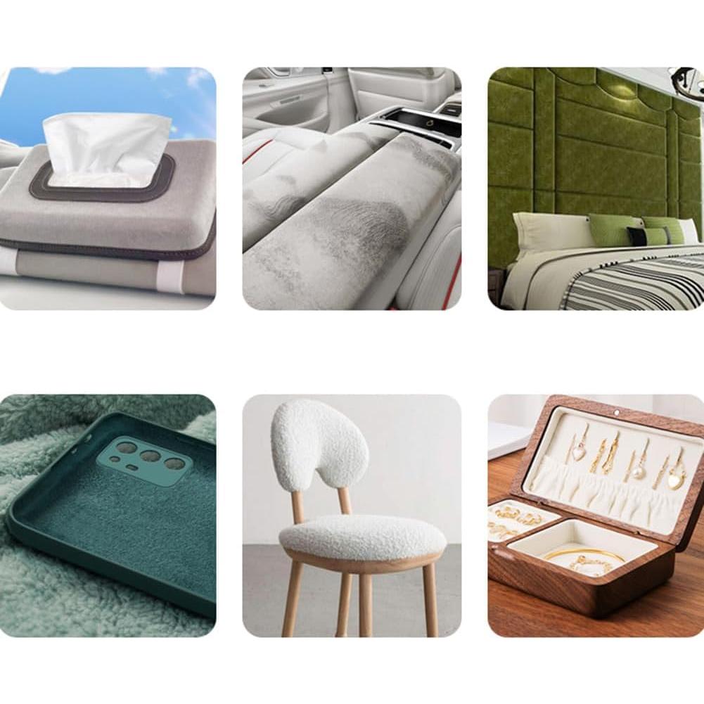 Parche Autoadhesivo de Suede Falso SiiRo 7.62x203.2 cm Negro