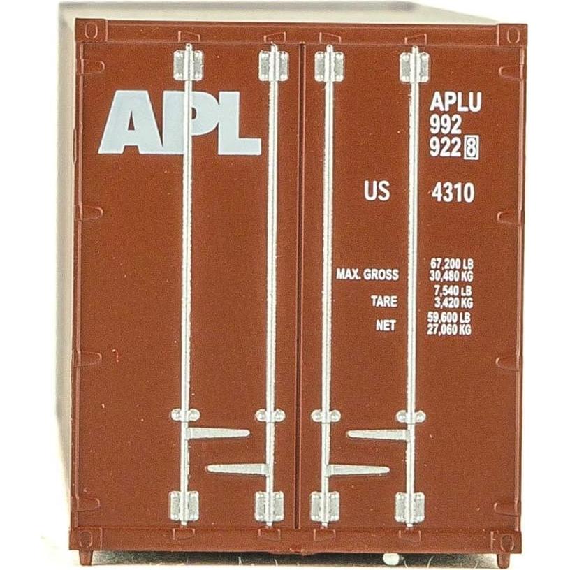 Contenedor Corrugado 40' Hi-Cube Walthers APL - Modelo HO