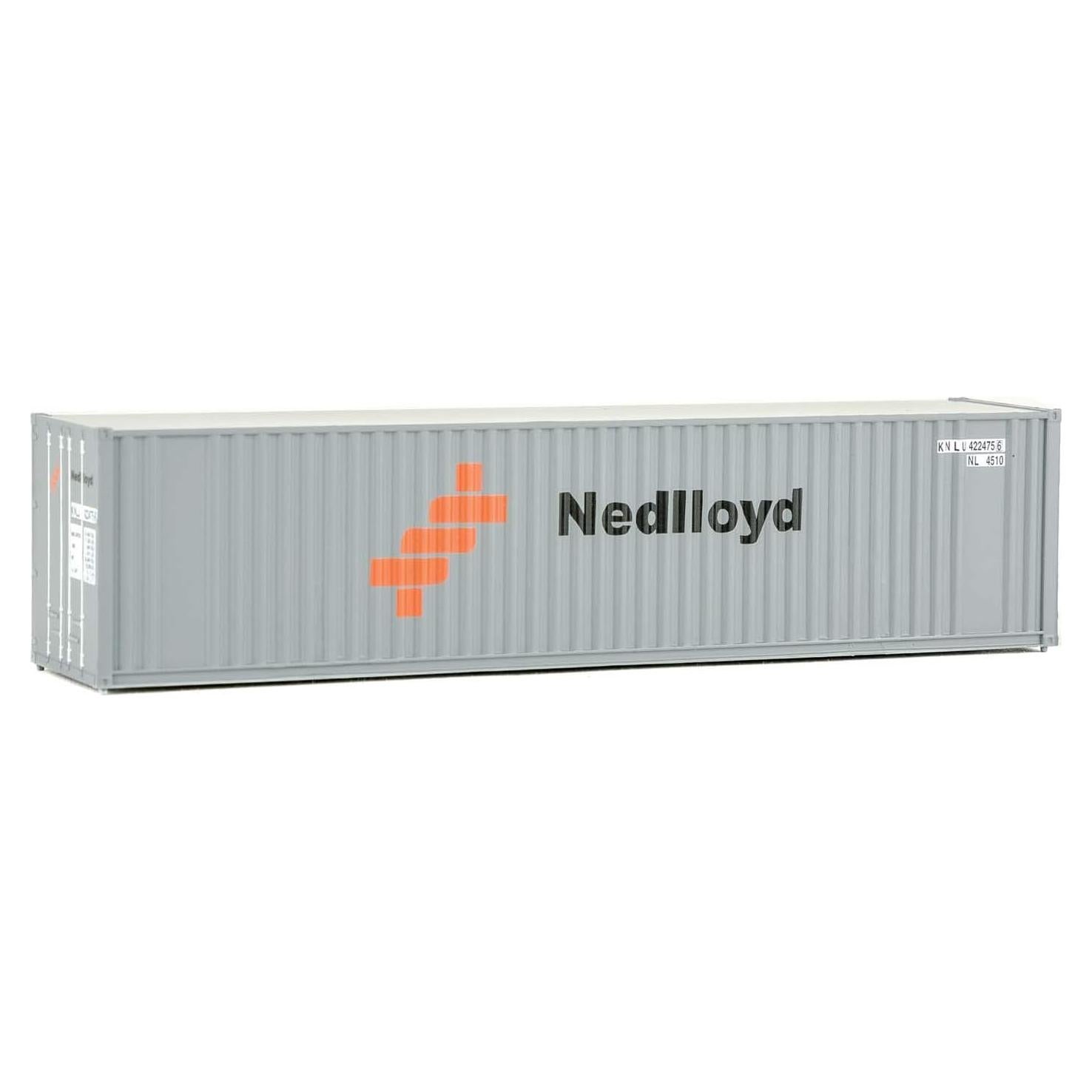 Contenedor Corrugado HO Walthers Nedlloyd 40' Hi Cube